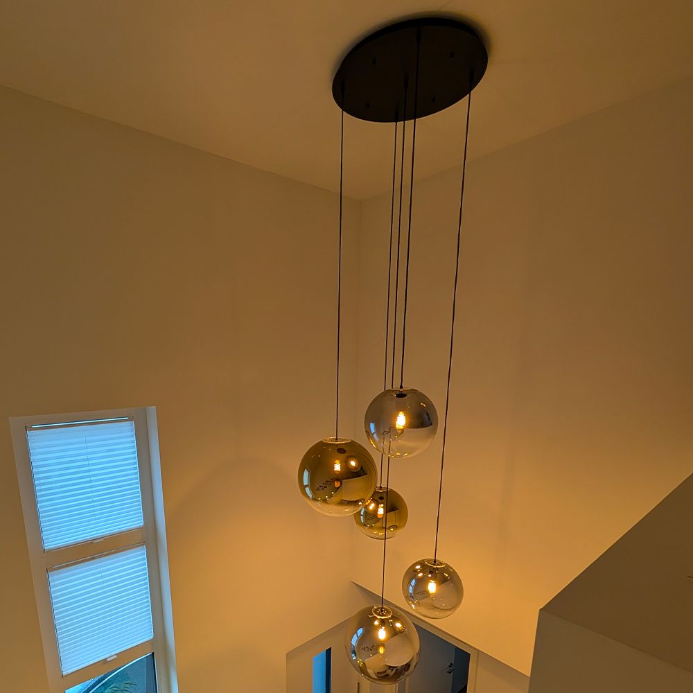 s.luce Orb 5-punktowa modułowa lampa galeryjna