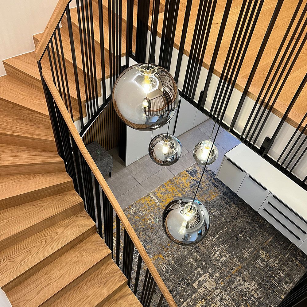 s.luce Orb 5-punktowa modułowa lampa galeryjna
