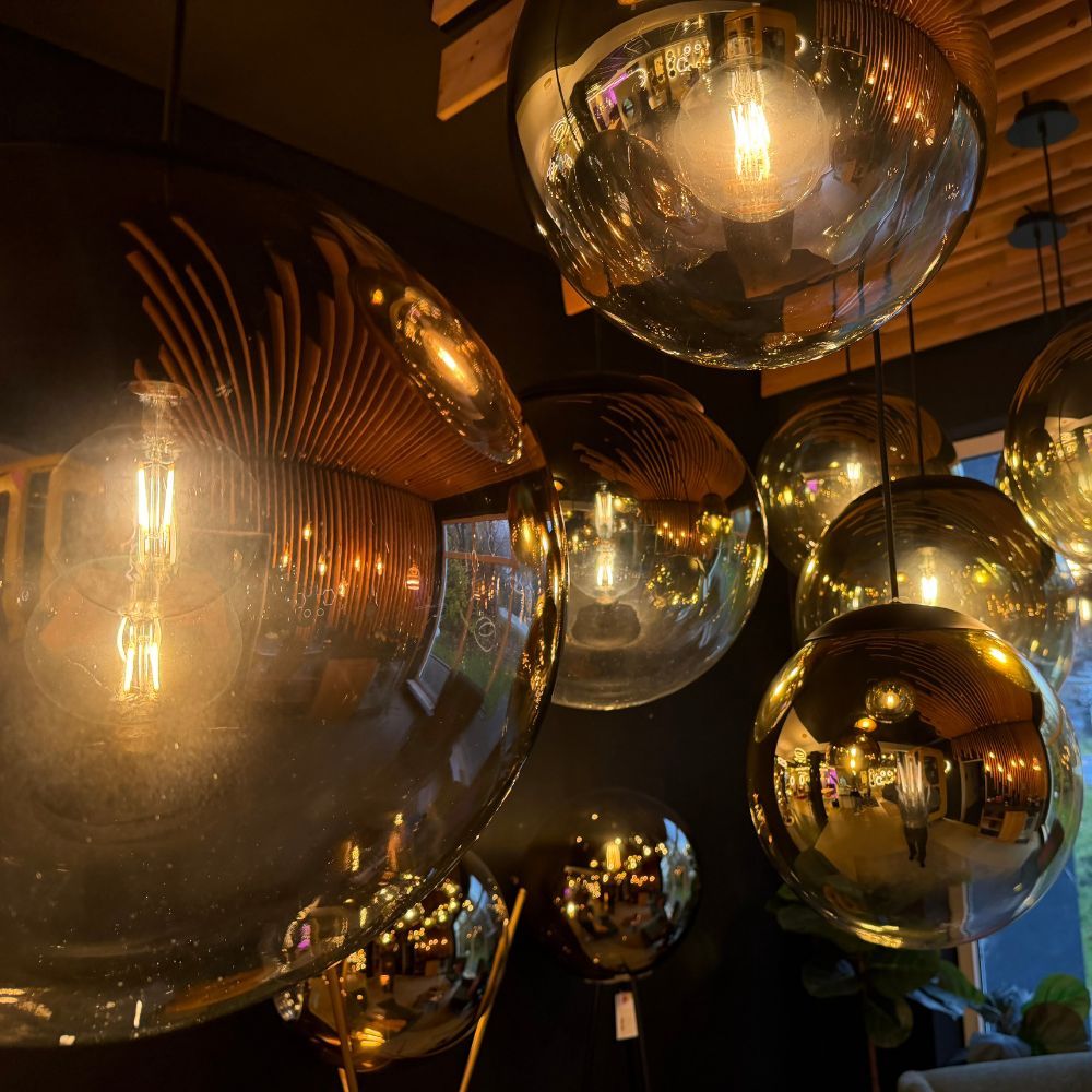 s.luce Orb lampa wisząca stołowa 3-punktowa 120cm Ø 20/30/40