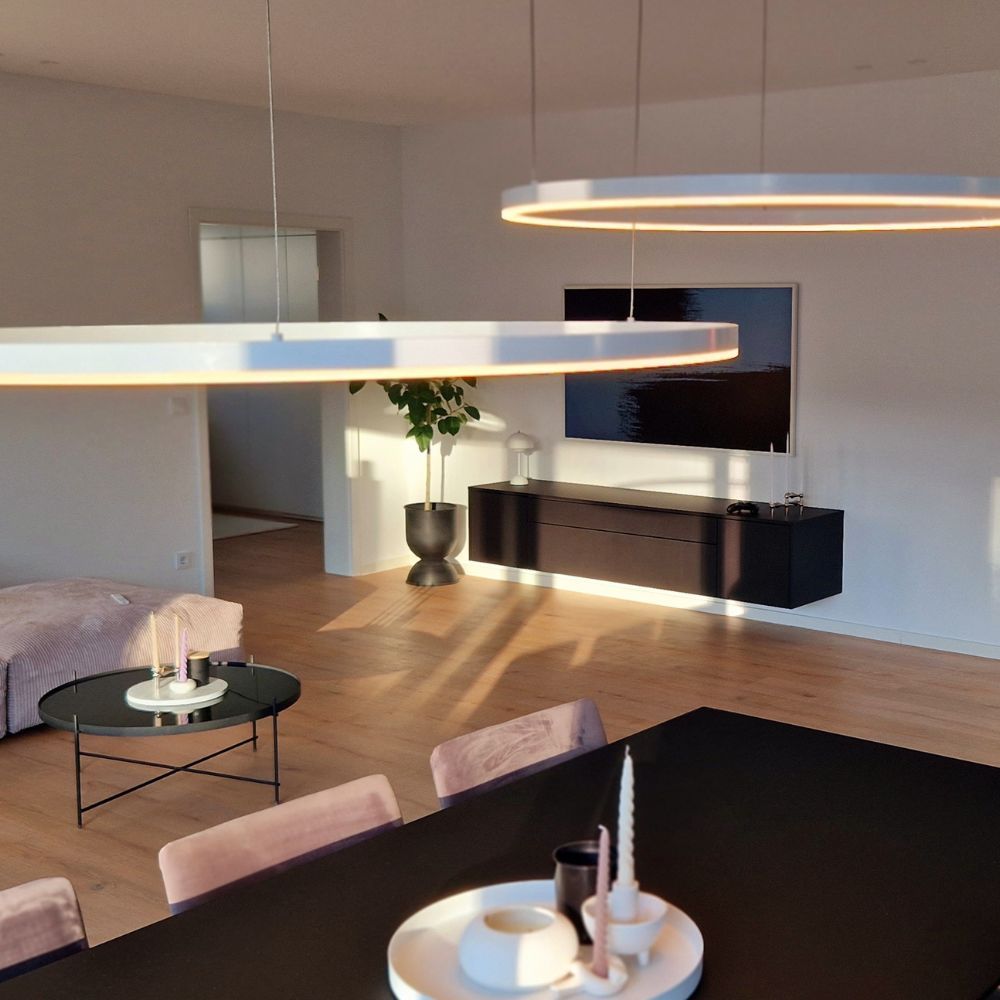 s.luce LED pierścieniowa lampa wisząca Ø 40cm