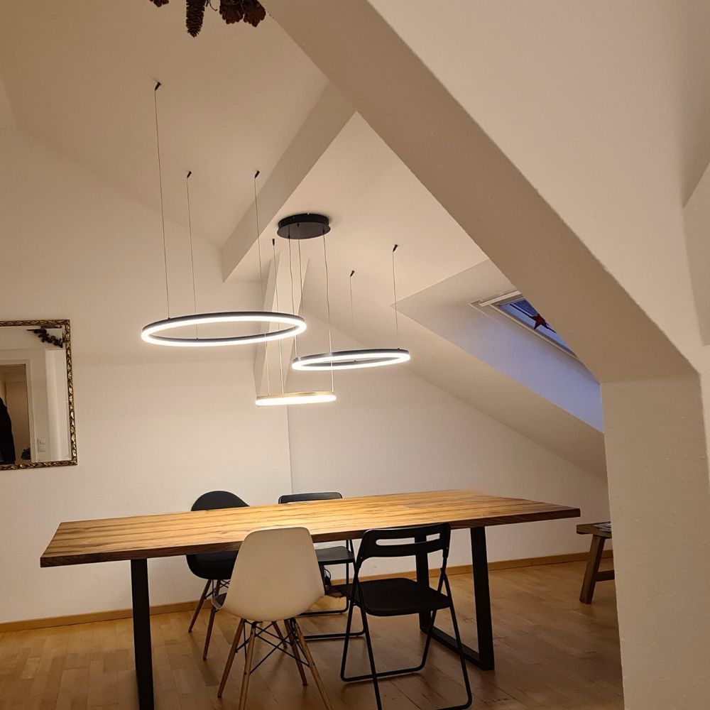 s.luce LED pierścieniowa lampa wisząca Ø 40cm