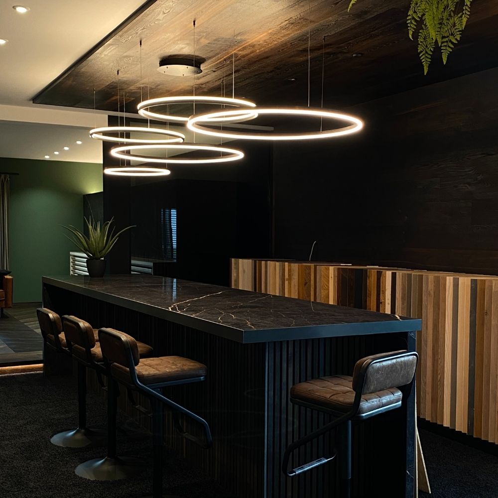 s.luce LED pierścieniowa lampa wisząca Ø 40cm
