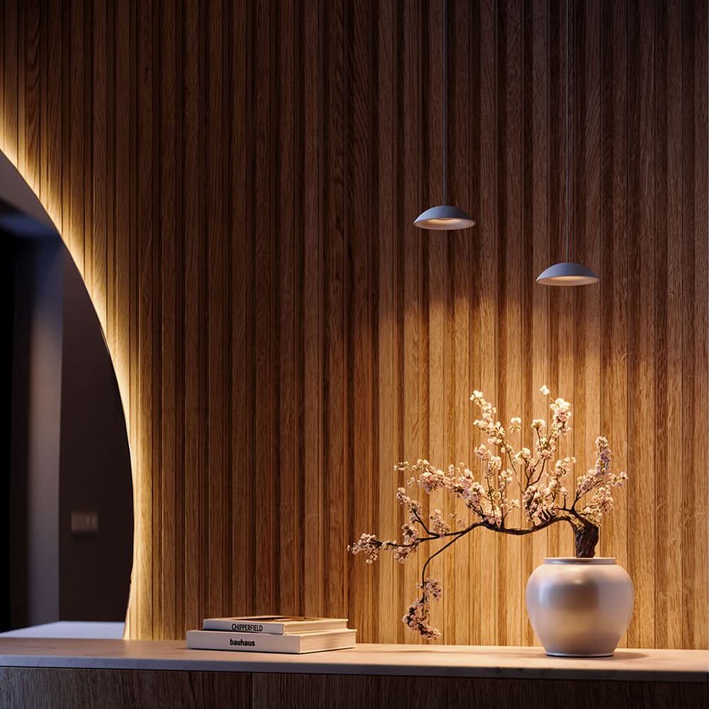 s.luce Santa Air LED lampa wisząca Ø 11cm z możliwością ściemniania