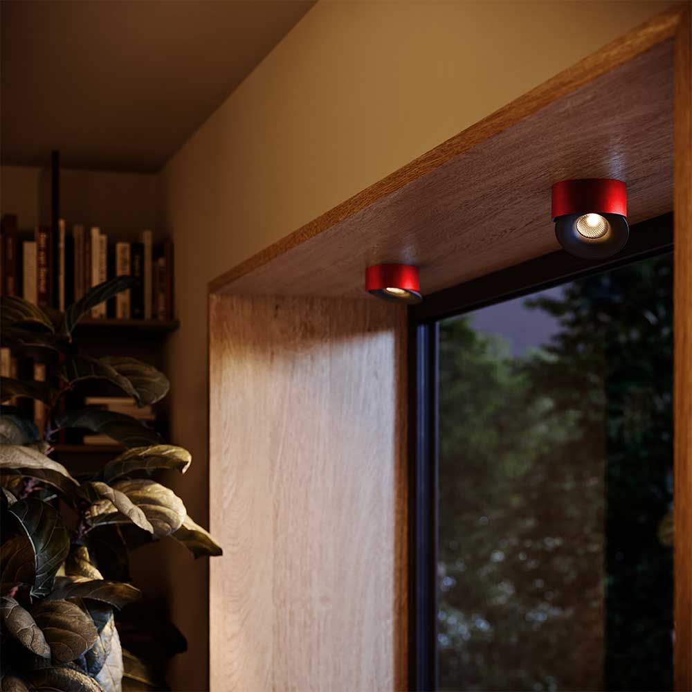 s.luce Santa Fresh exclusiv reflektor sufitowy LED z możliwością obracania i ściemniania