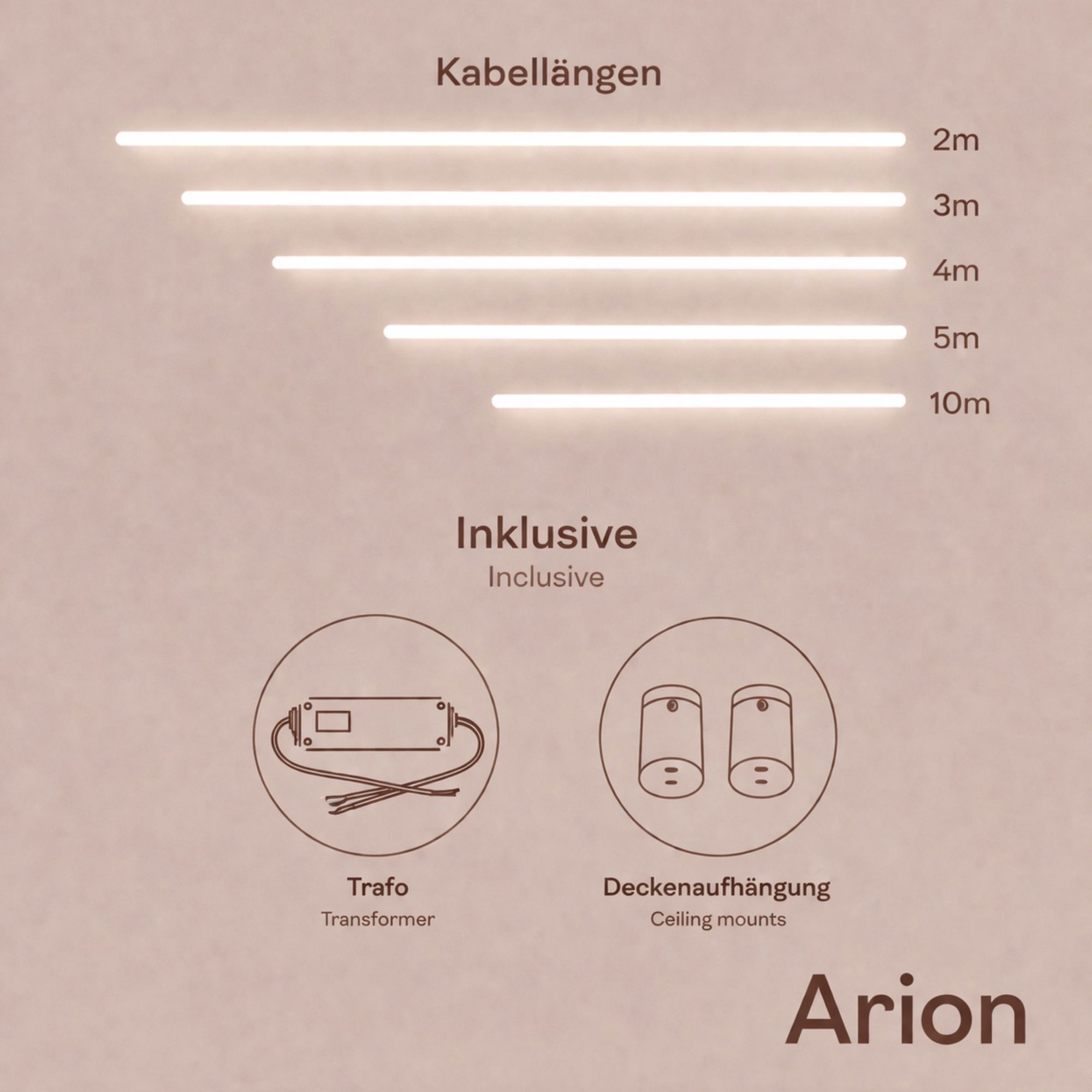 s.luce Arion LED Hänge- & Deckenlampe Licht-Schlauch