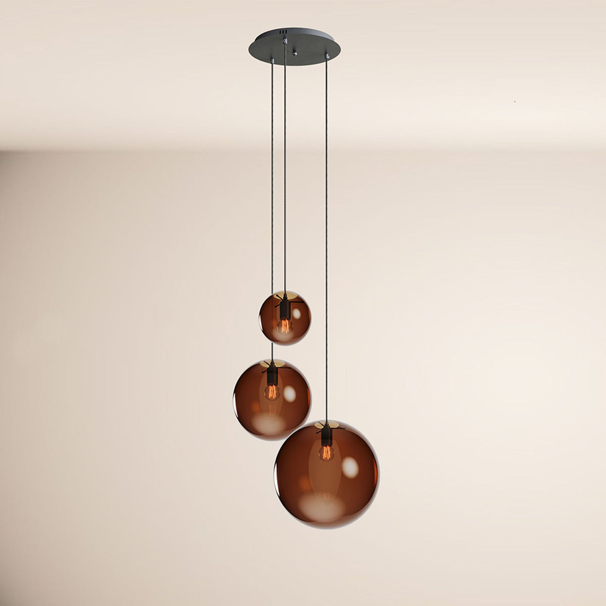 s.luce Orb 3-flammige Galerieleuchte Modular - 204000 - s.luce® - homecoming lights.