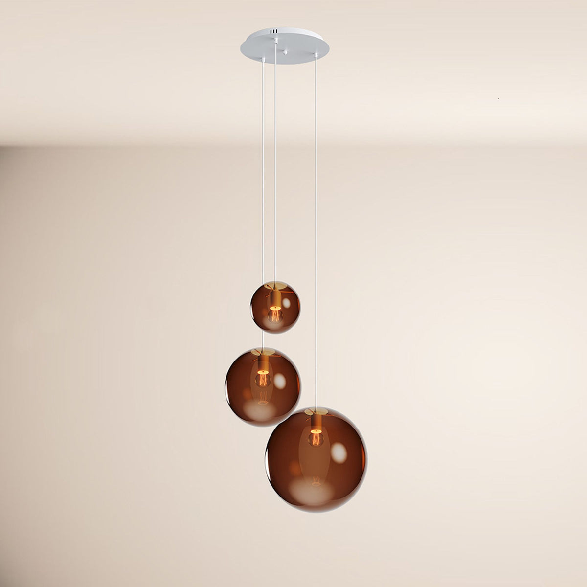 s.luce Orb 3-flammige Galerieleuchte Modular - 204001 - s.luce® - homecoming lights.