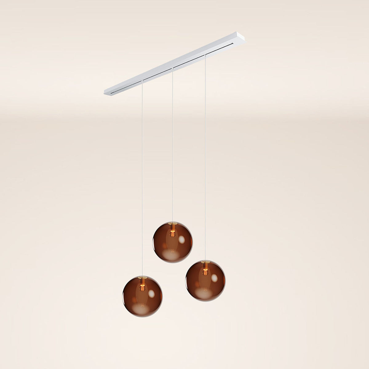 s.luce Orb Esstischleuchte 3-flammig 160cm Ø 3x40 - 179614 - s.luce® - homecoming lights.