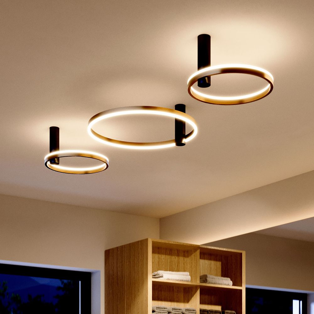 s.luce Ring Air LED Wandleuchte & Deckenlampe Ø 60cm