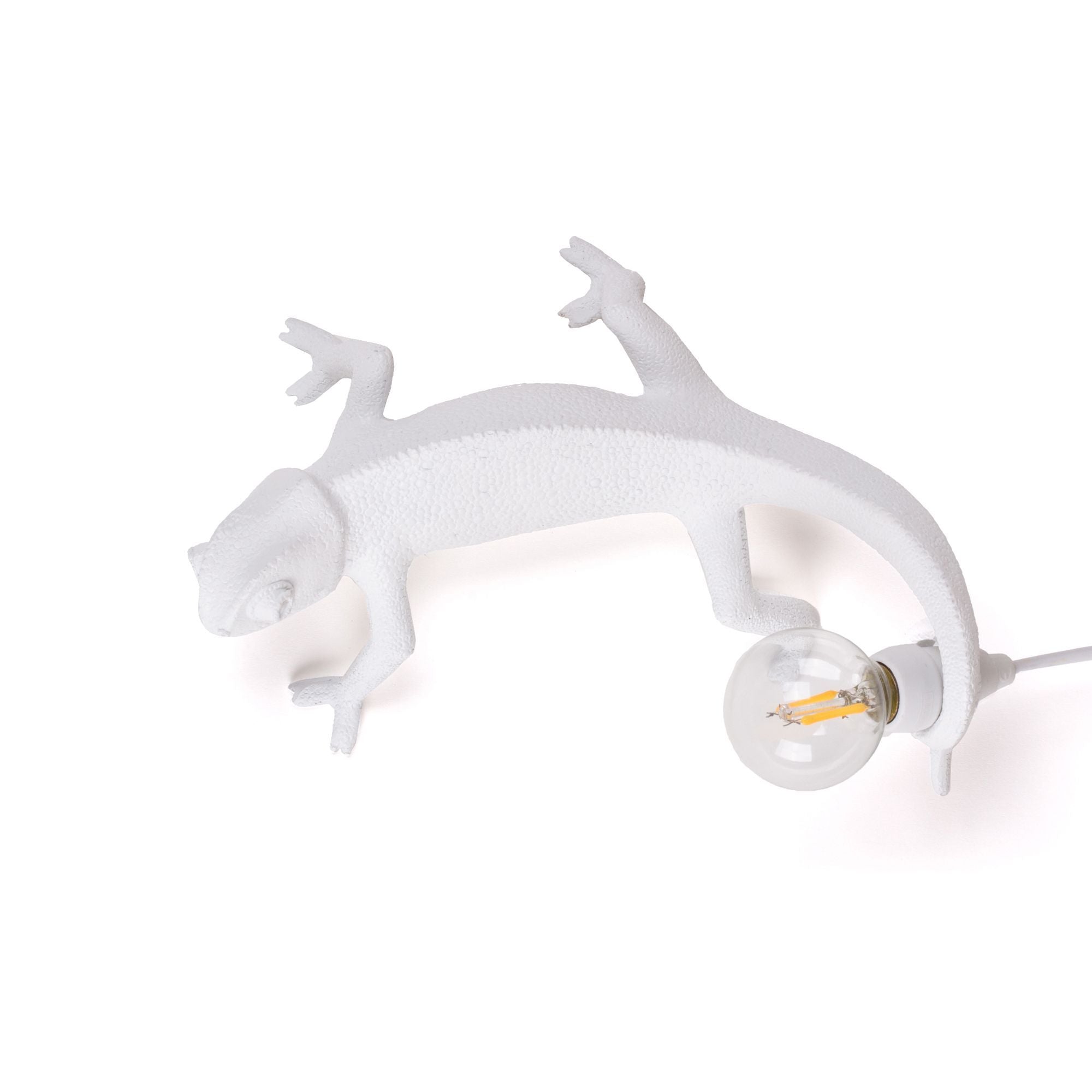 Seletti Chameleon Going Up LED-Wandleuchte USB Weiß
