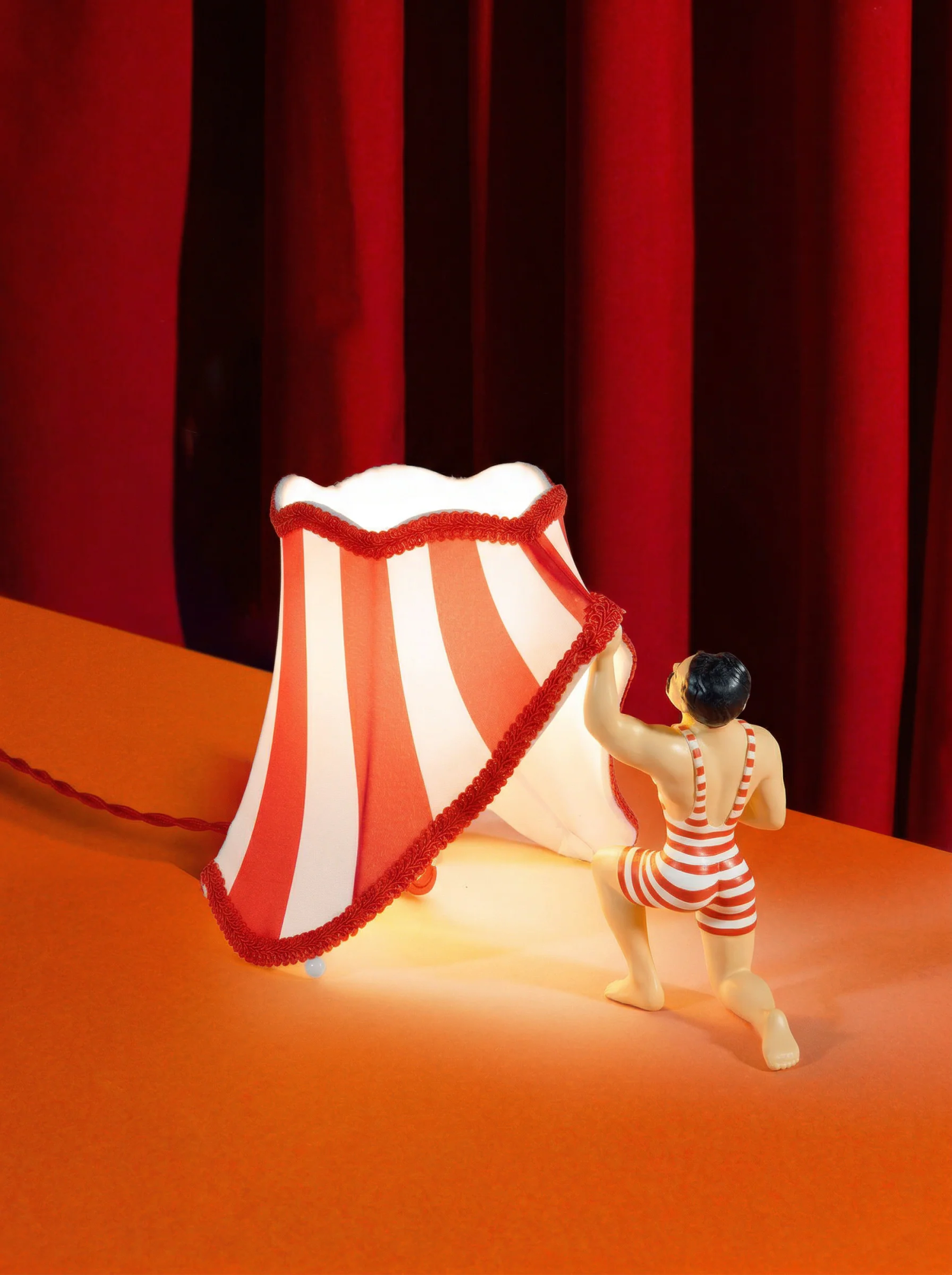 Seletti Circus Bruno Tischlampe Mehrfarbig