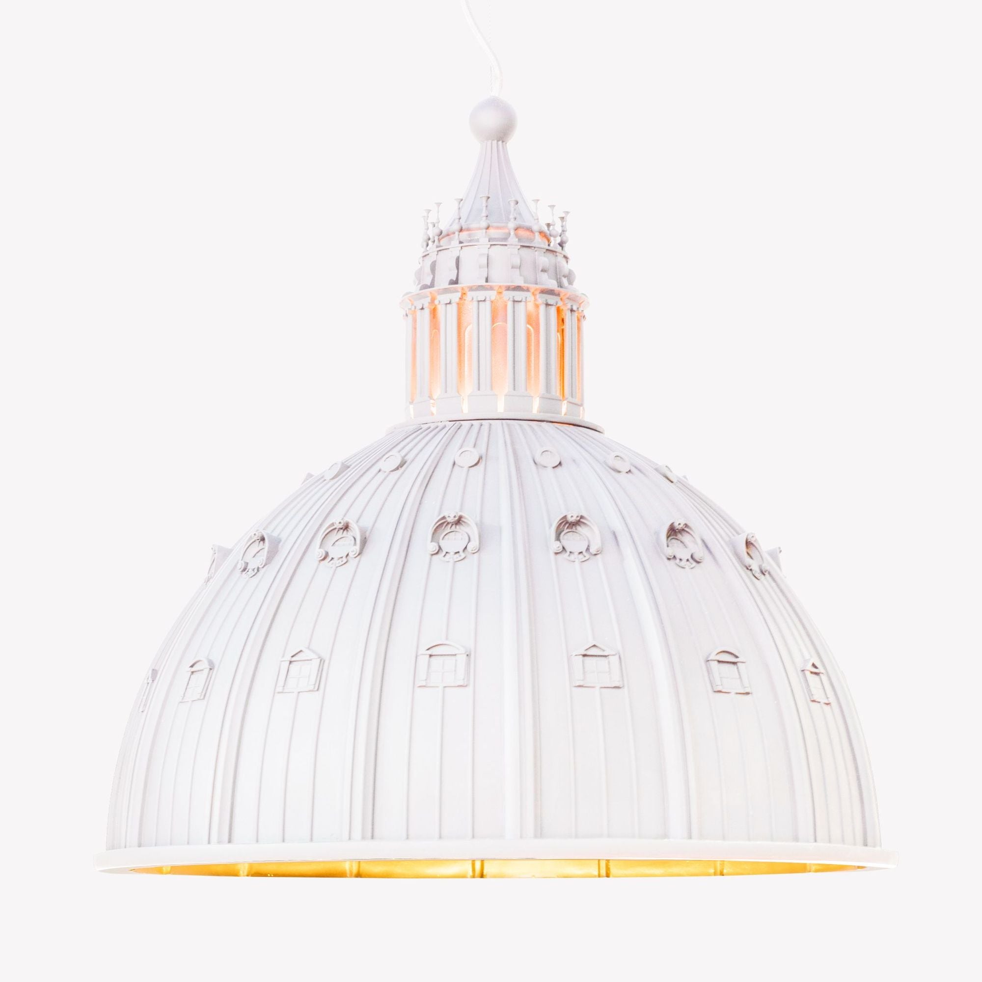 Seletti Cupolone Quarantacinque Pendelleuchte Weiß Ø45cm