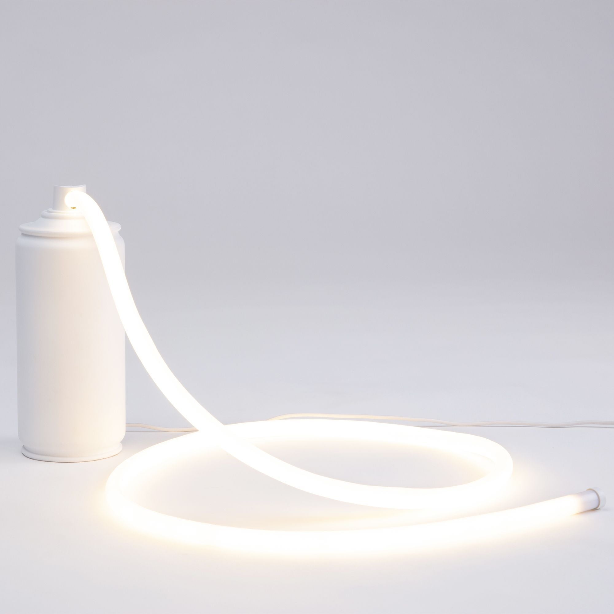 Seletti Daily Glow Spray LED-Tischleuchte Weiß