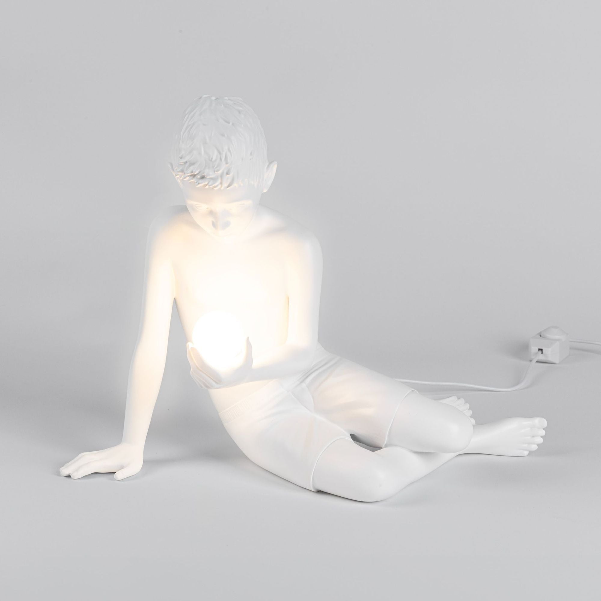 Seletti Innerflow Mini LED-Dekoleuchte Junge Harz