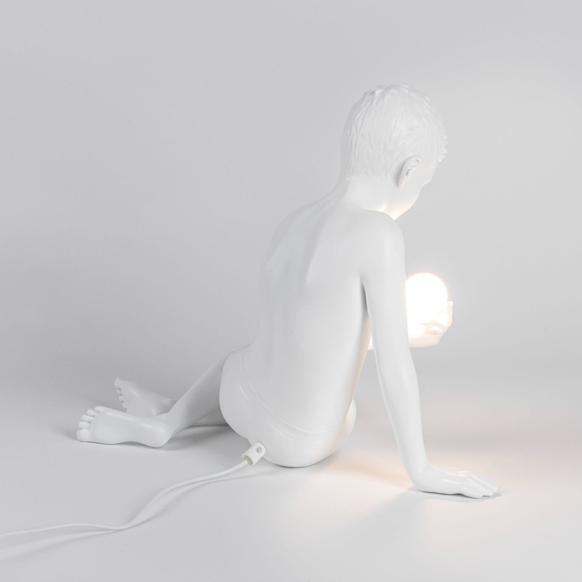 Seletti Innerflow Mini LED-Dekoleuchte Junge Harz