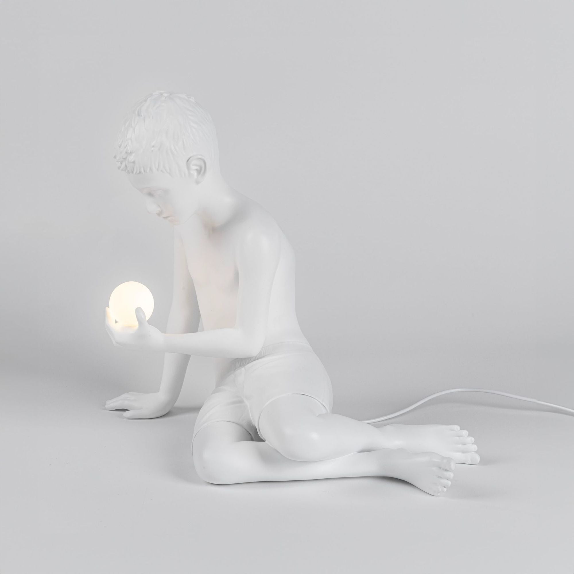 Seletti Innerflow Mini LED-Dekoleuchte Junge Harz