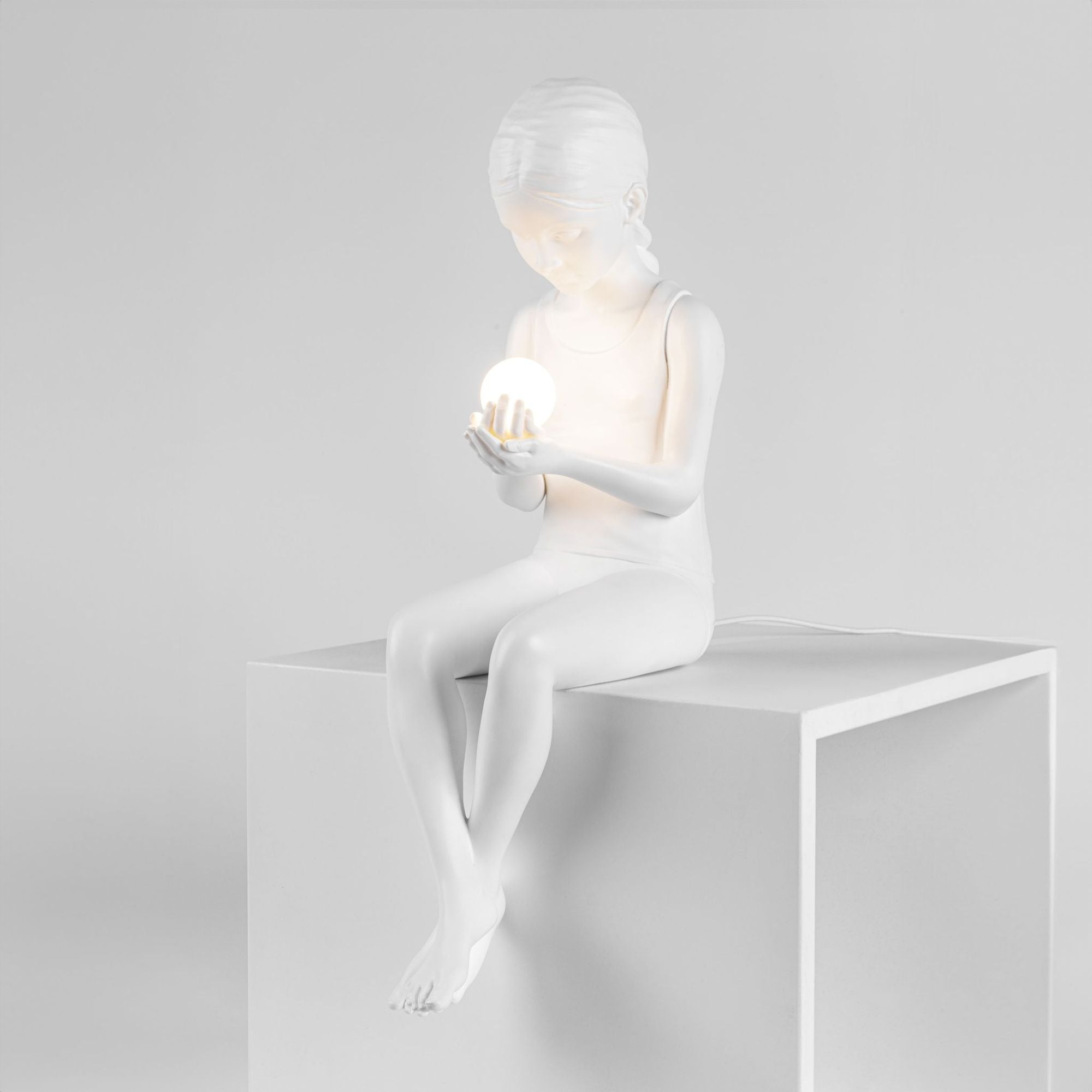 Seletti Innerglow Mini LED-Tischleuchte Mädchen dimmbar
