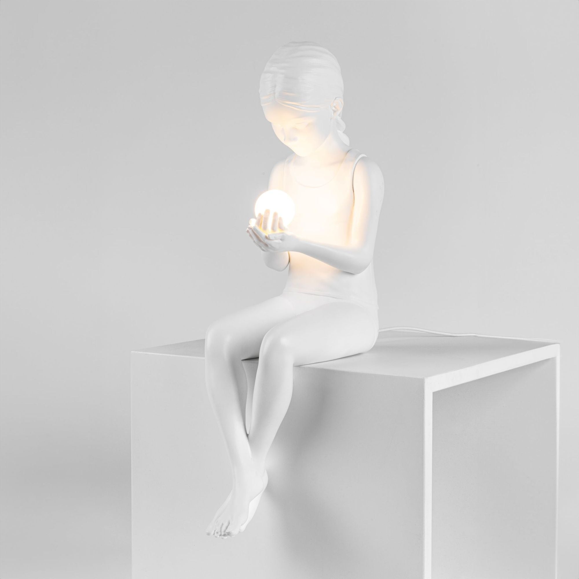 Seletti Innerglow Mini LED-Tischleuchte Mädchen dimmbar