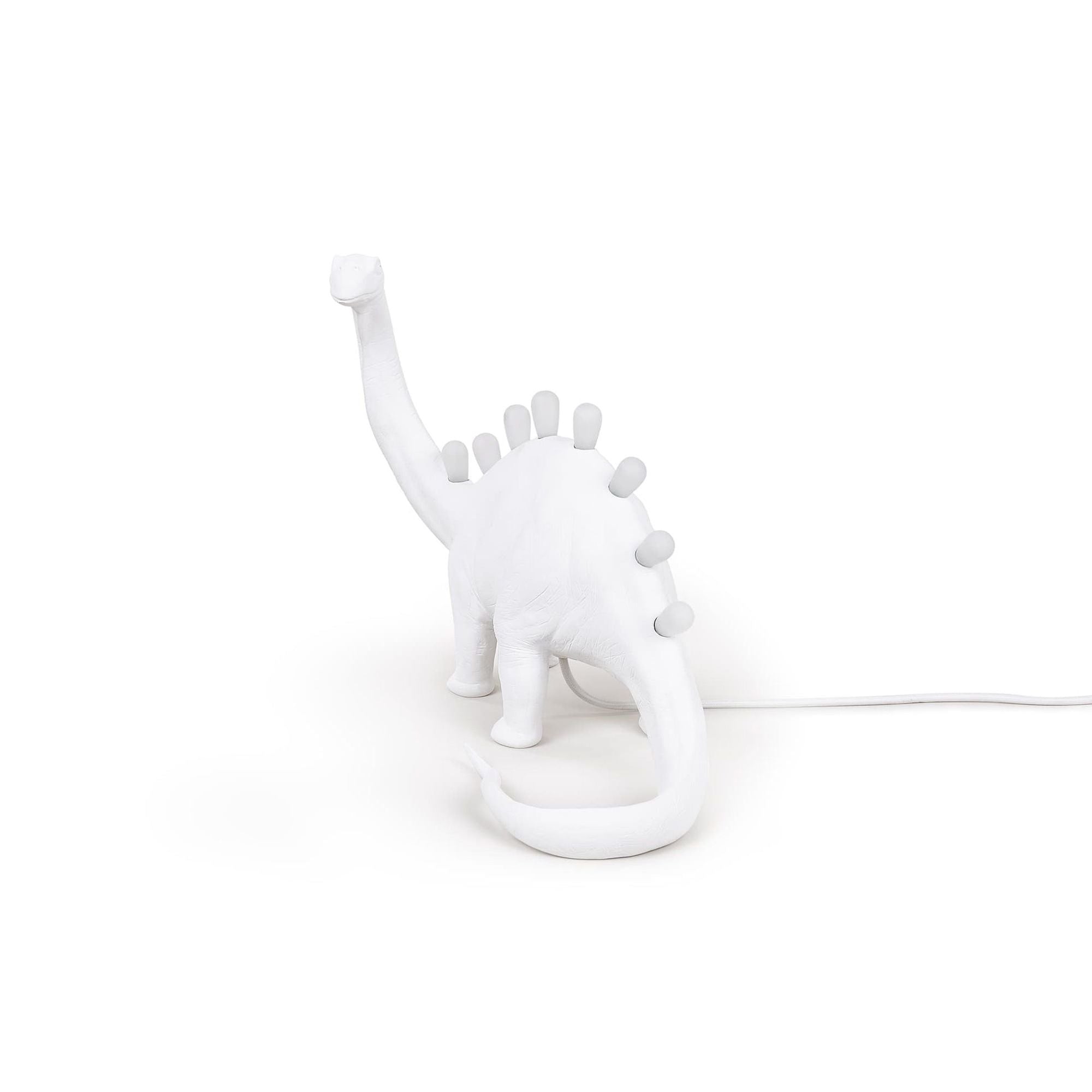 Seletti Jurassic Bronto LED-Tischlampe USB Weiß