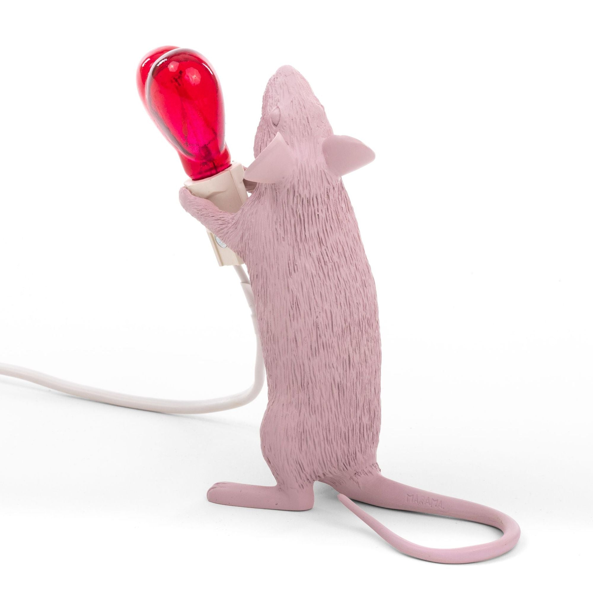 Seletti Mouse Lamp Step LED-Tischleuchte USB Herz