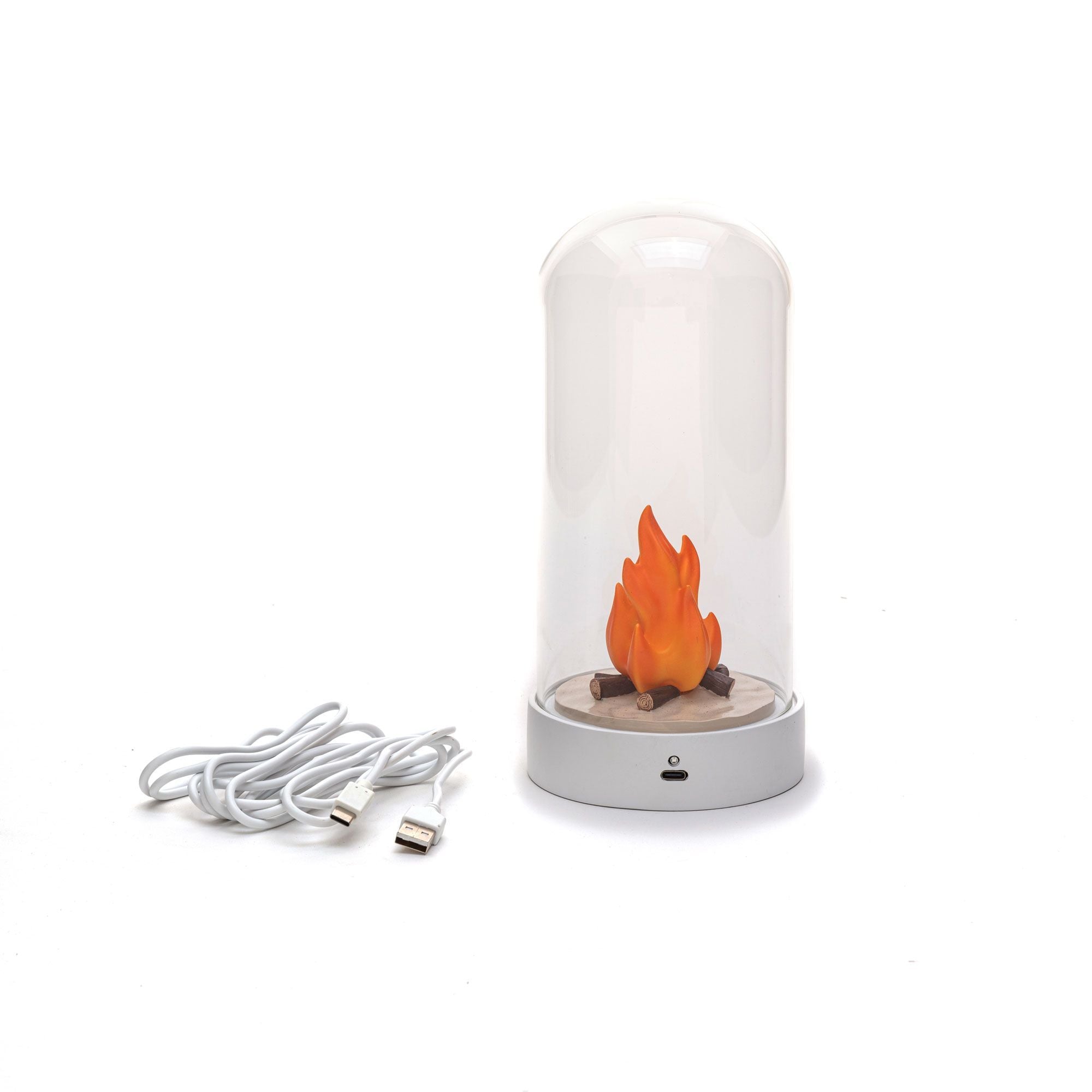 Seletti My Little Bonfire LED-Tischleuchte Flammeneffekt