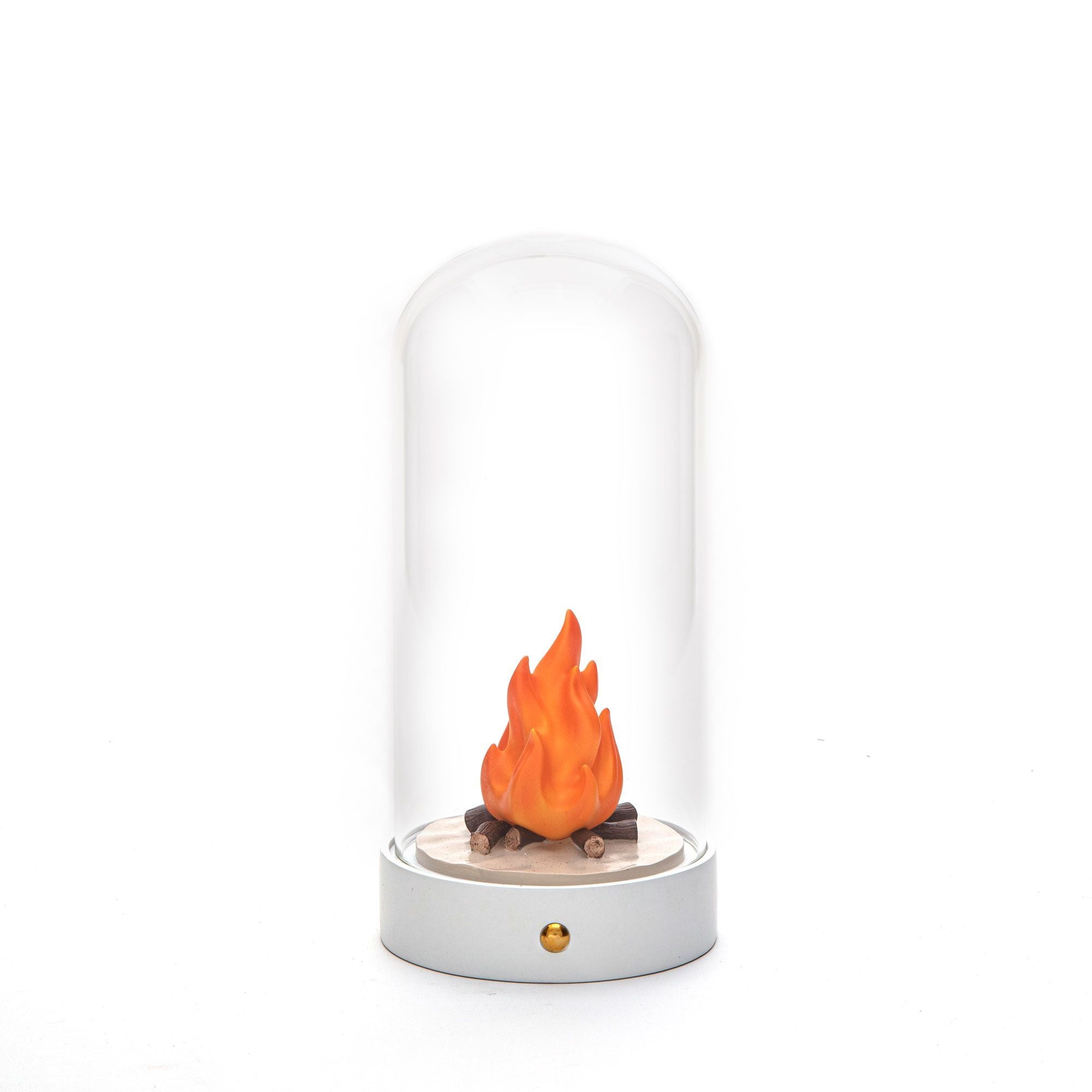 Seletti My Little Bonfire LED-Tischleuchte Flammeneffekt