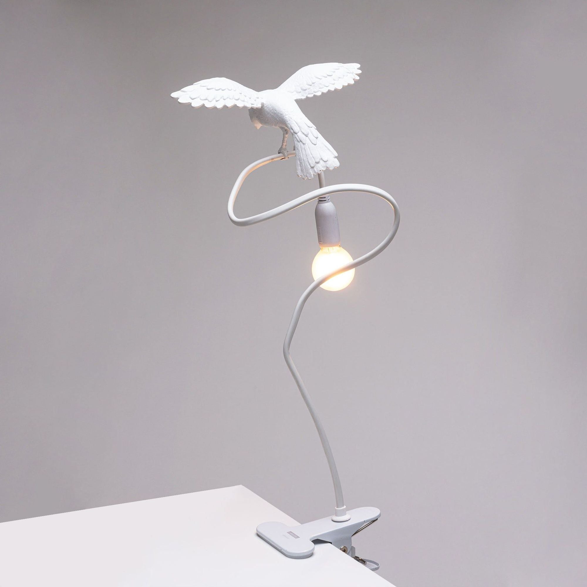 Seletti Sparrow Cruising Klemmleuchte USB