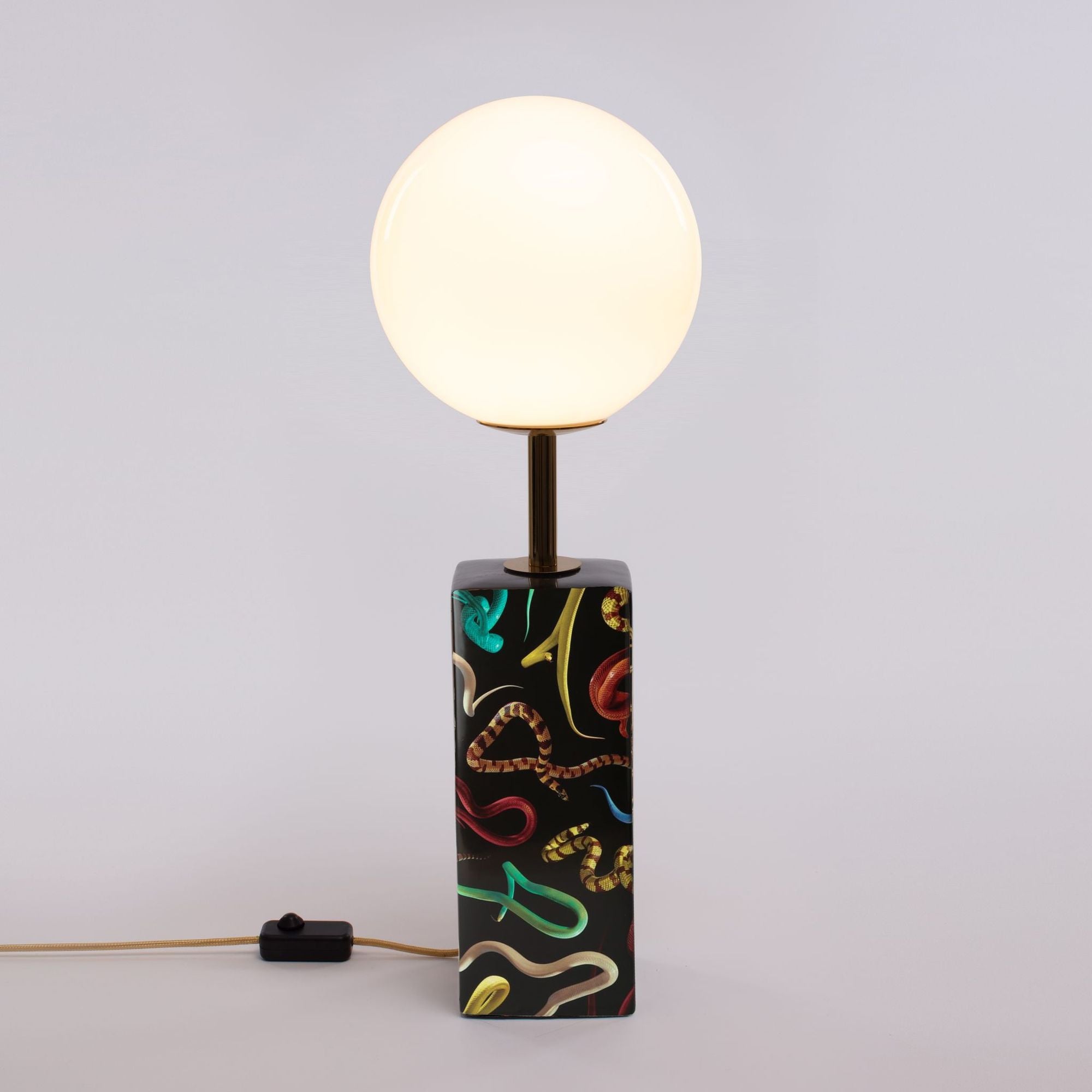 Seletti Toiletpaper Snakes LED-Tischleuchte Porzellan 3000K