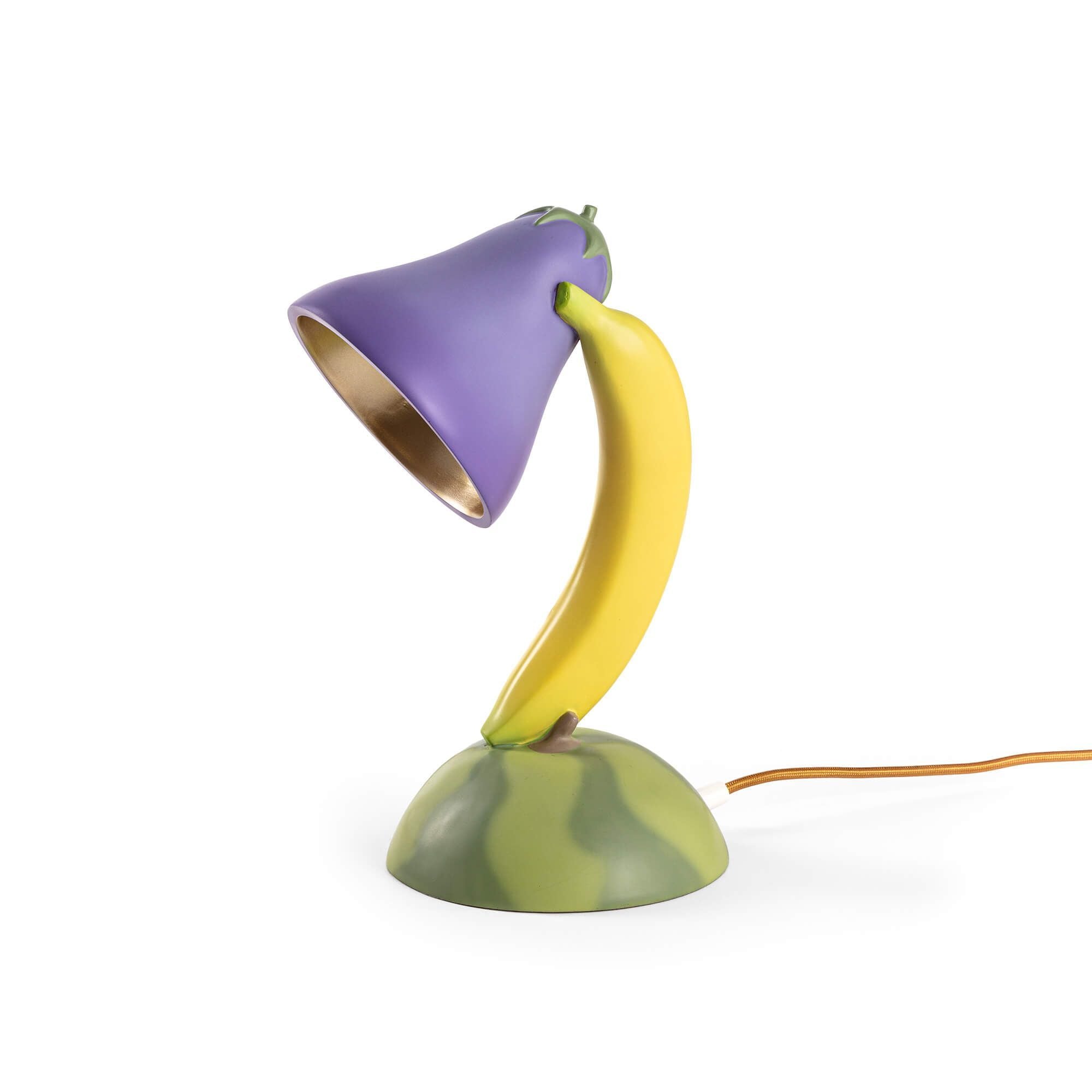 Seletti Vitamin Tischleuchte Aubergine Mehrfarbig