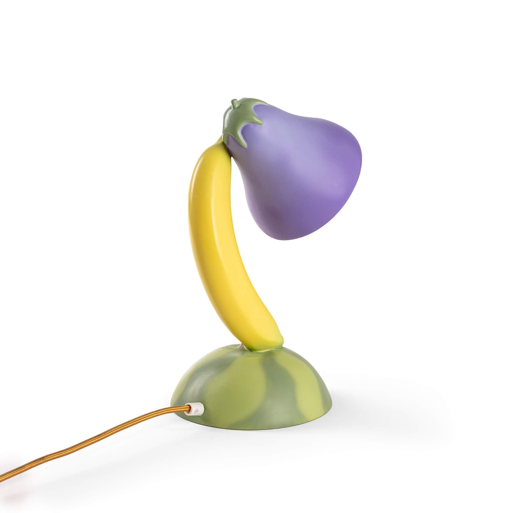 Seletti Vitamin Tischleuchte Aubergine Mehrfarbig