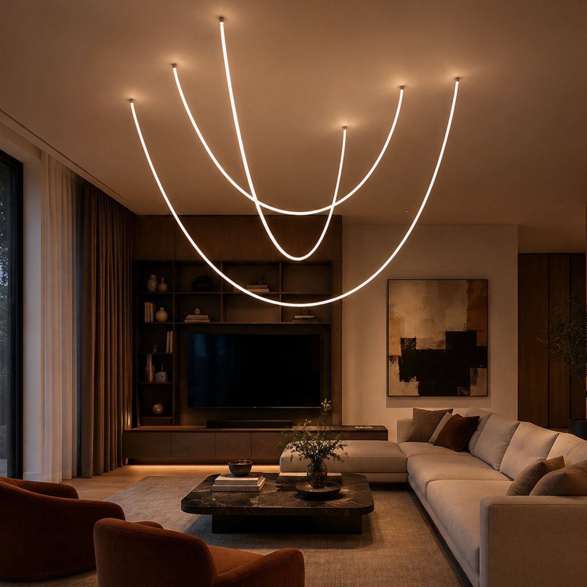s.luce Arion LED Hänge- & Deckenlampe Licht-Schlauch