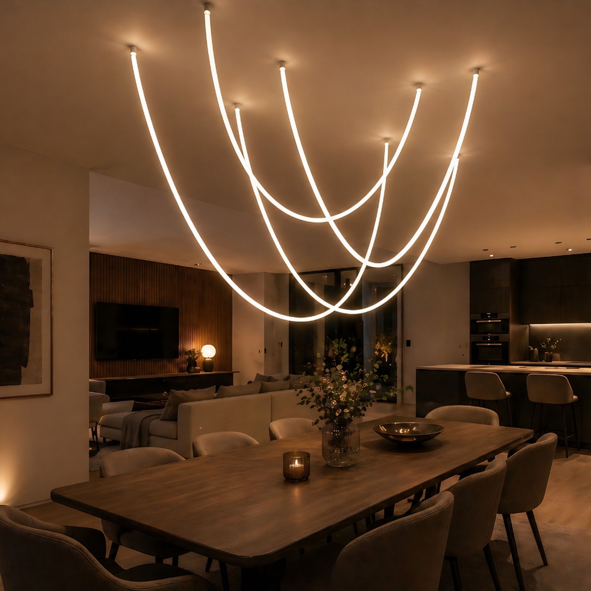 s.luce Arion LED Hänge- & Deckenlampe Licht-Schlauch
