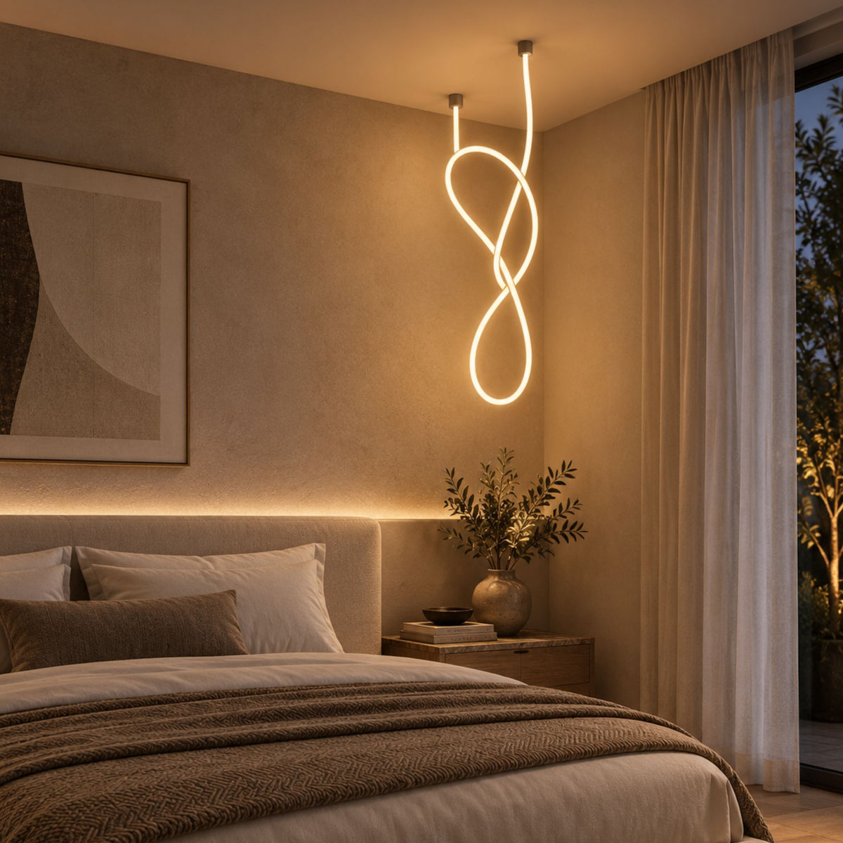 s.luce Arion Flex LED Hänge- & Deckenleuchte Licht-Schlauch