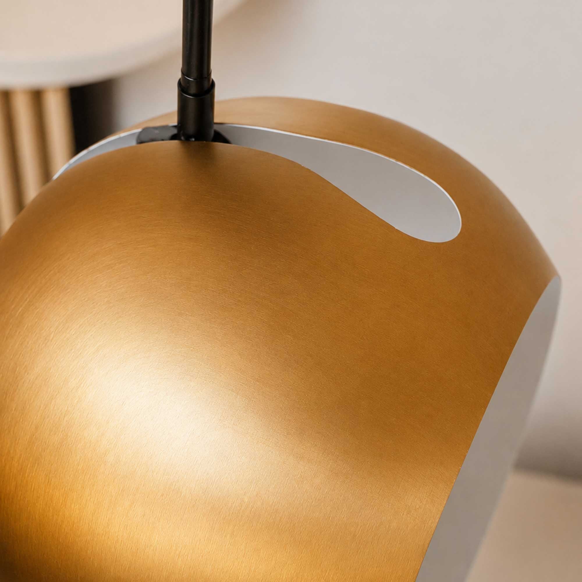 s.luce Ball Design-Bogenlampe mit Marmorfuß modern - 172454 - s.luce® - homecoming lights.