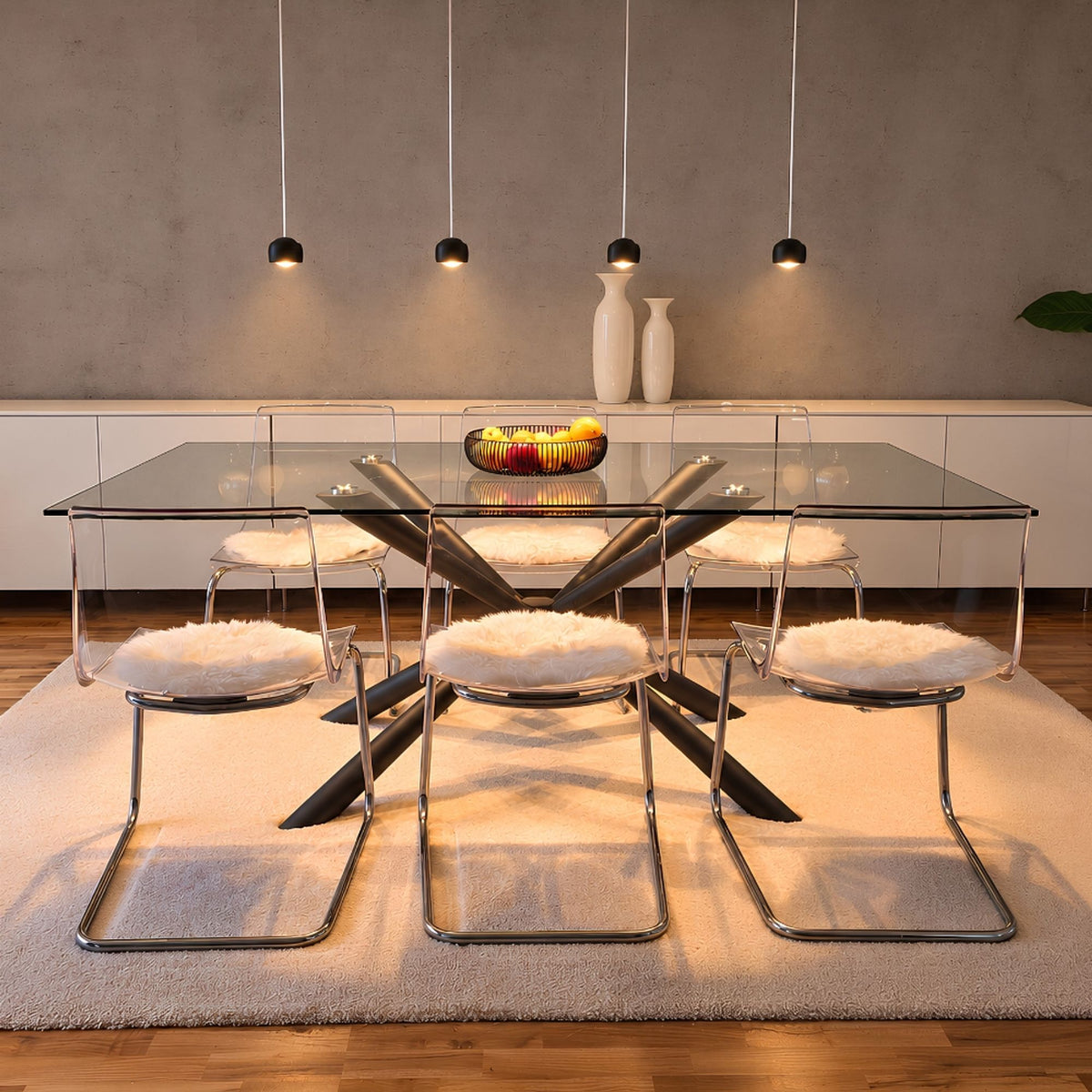 s.luce Beam LED Esstisch-Pendelleuchte Balken 120cm - 186600 - s.luce® - homecoming lights.