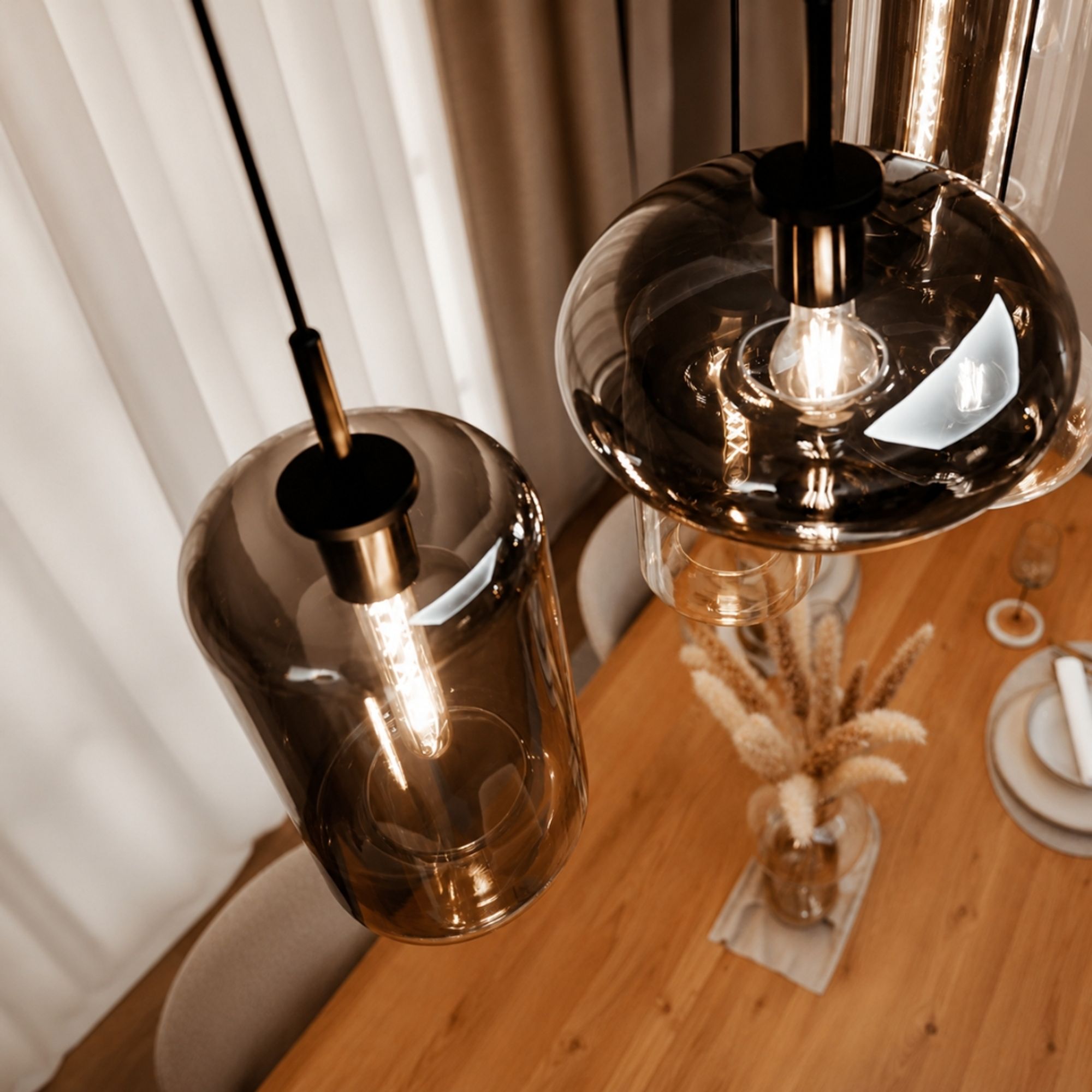 s.luce Cruet Glas-Pendelleuchte Up & Low - 146760 - s.luce® - homecoming lights.