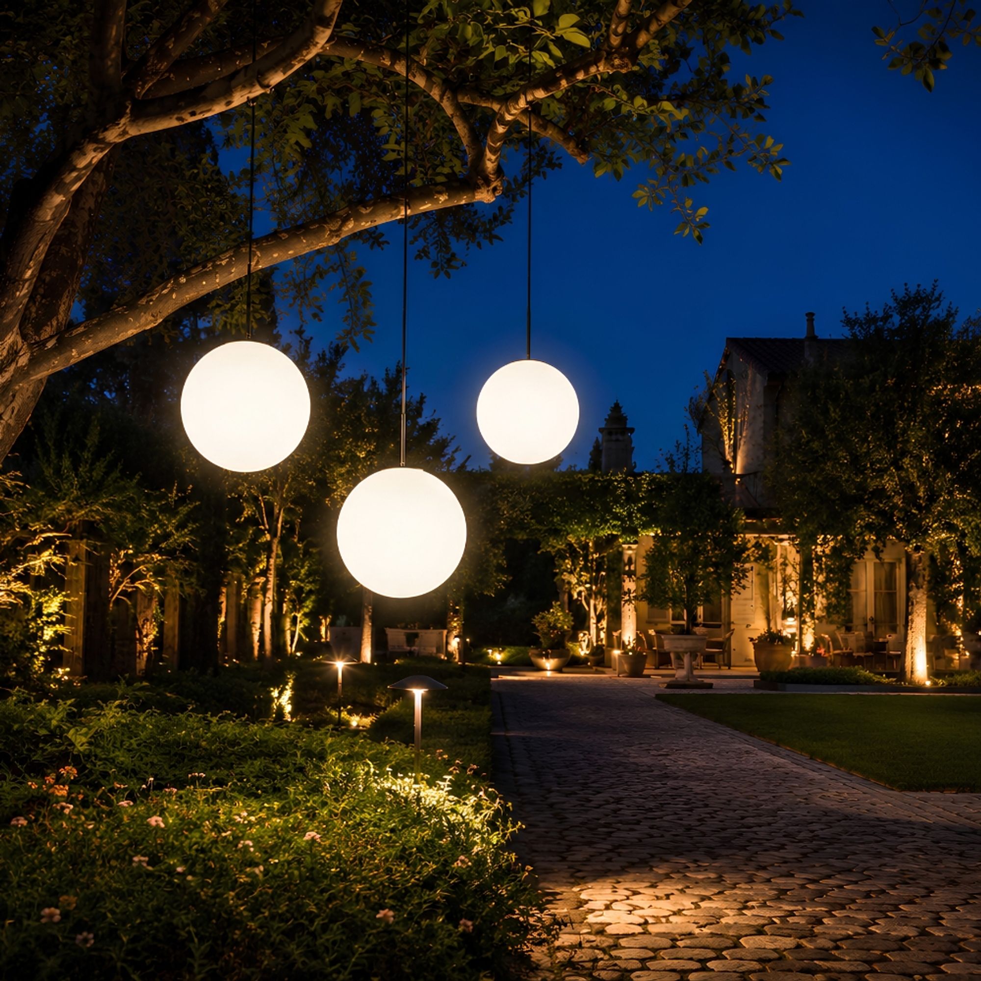 s.luce Globe Hänge-Kugellampe für Innen & Außen IP54 - 145042 - s.luce® - homecoming lights.