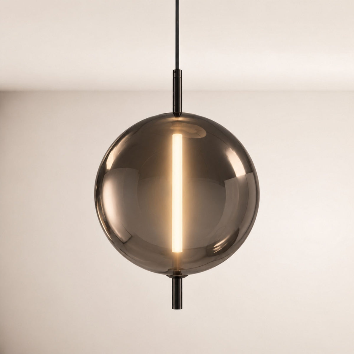 s.luce Mira Design Galerie LED Glas-Hängeleuchte 500cm