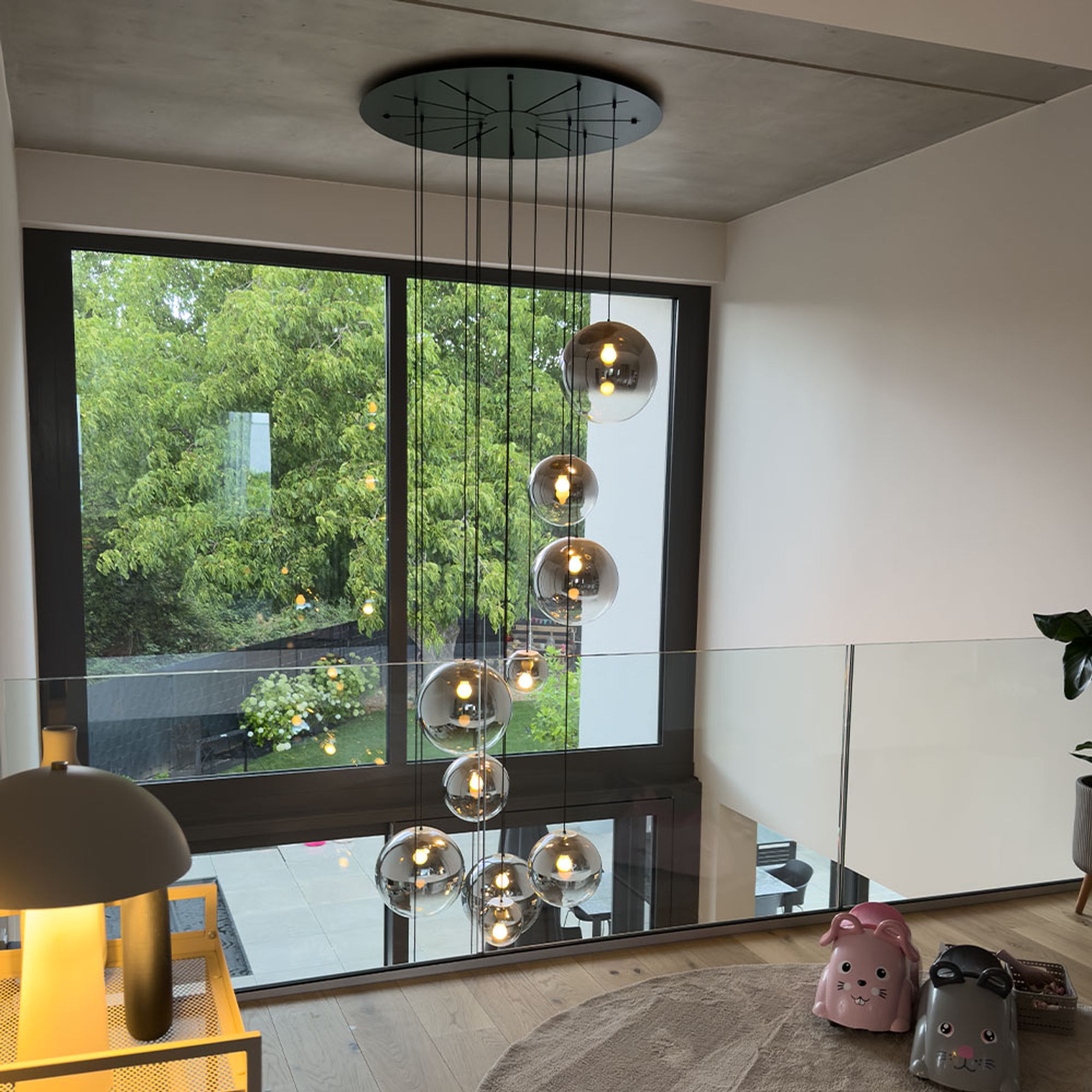s.luce Orb Galerielampe 8-flammig Modular - 179423 - s.luce® - homecoming lights.