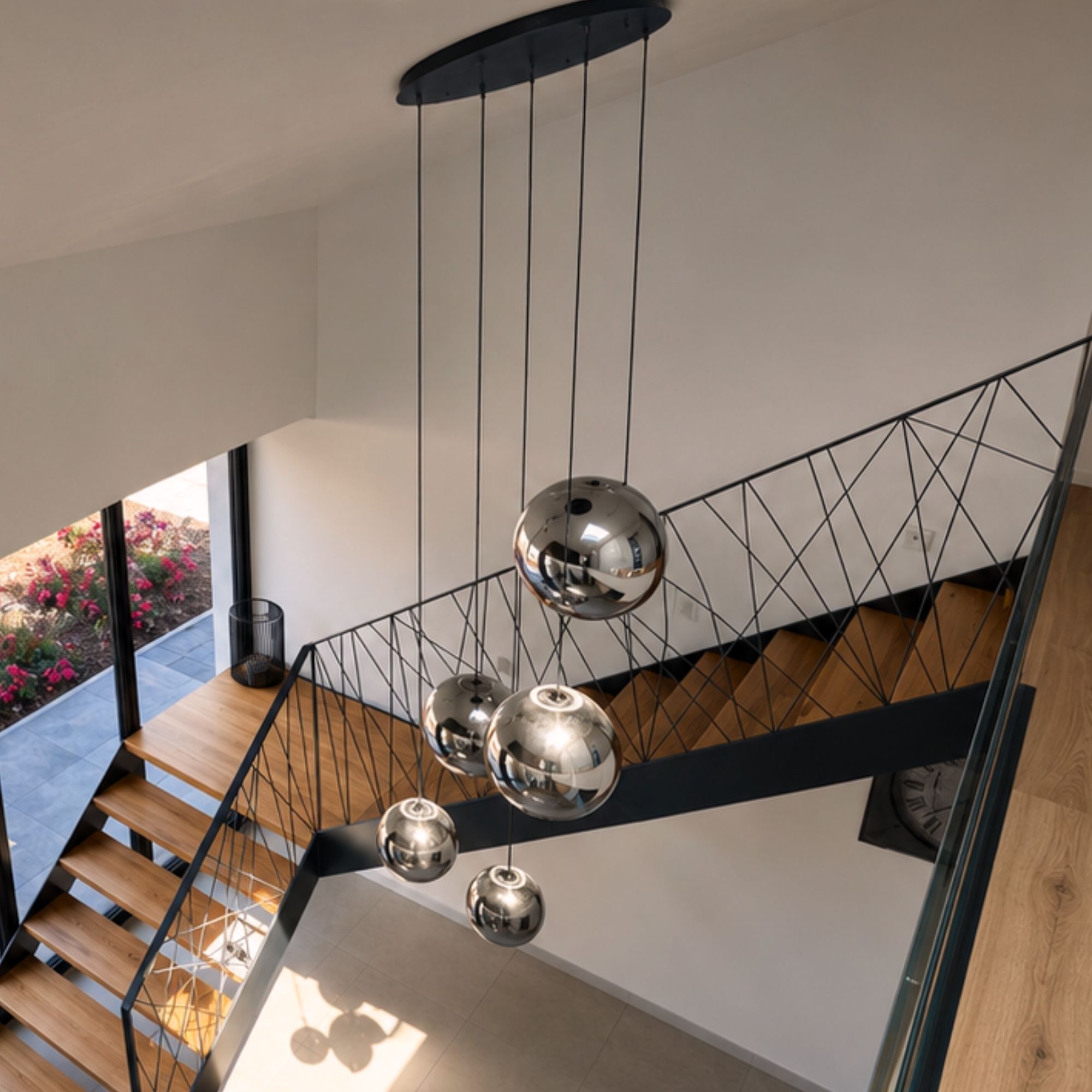s.luce Orb 5-flammige Galerielampe Modular - 179402 - s.luce® - homecoming lights.