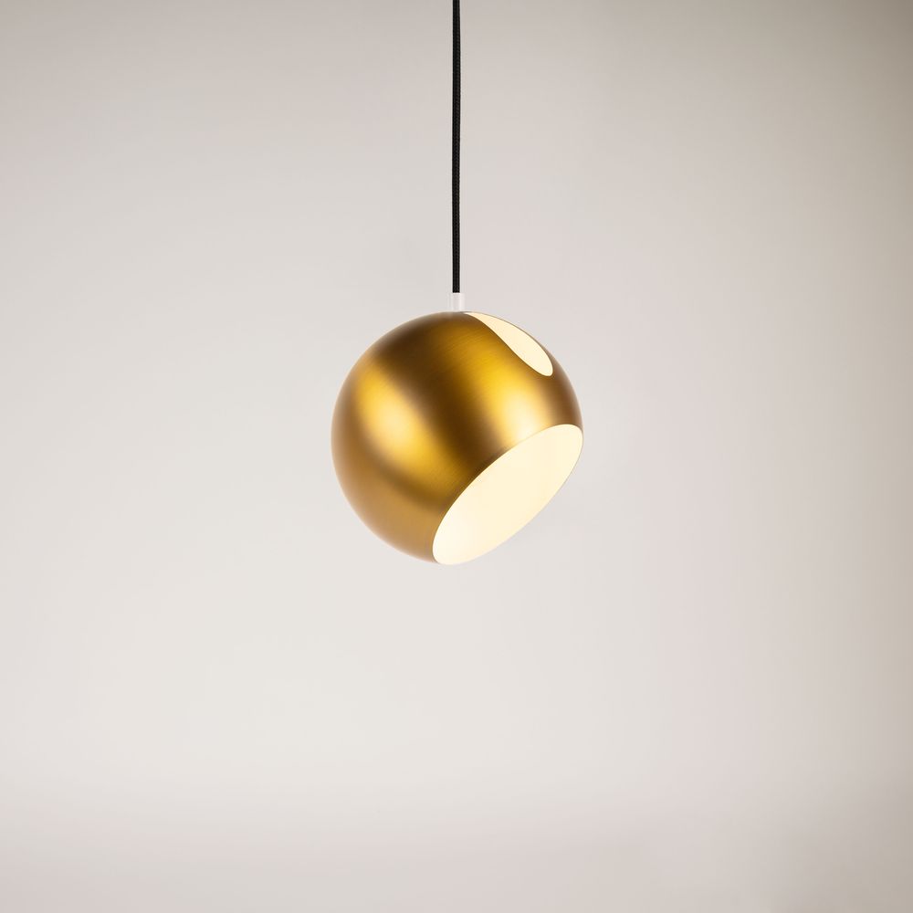 s.luce Ball Pendelleuchte tauschbarer Schirm