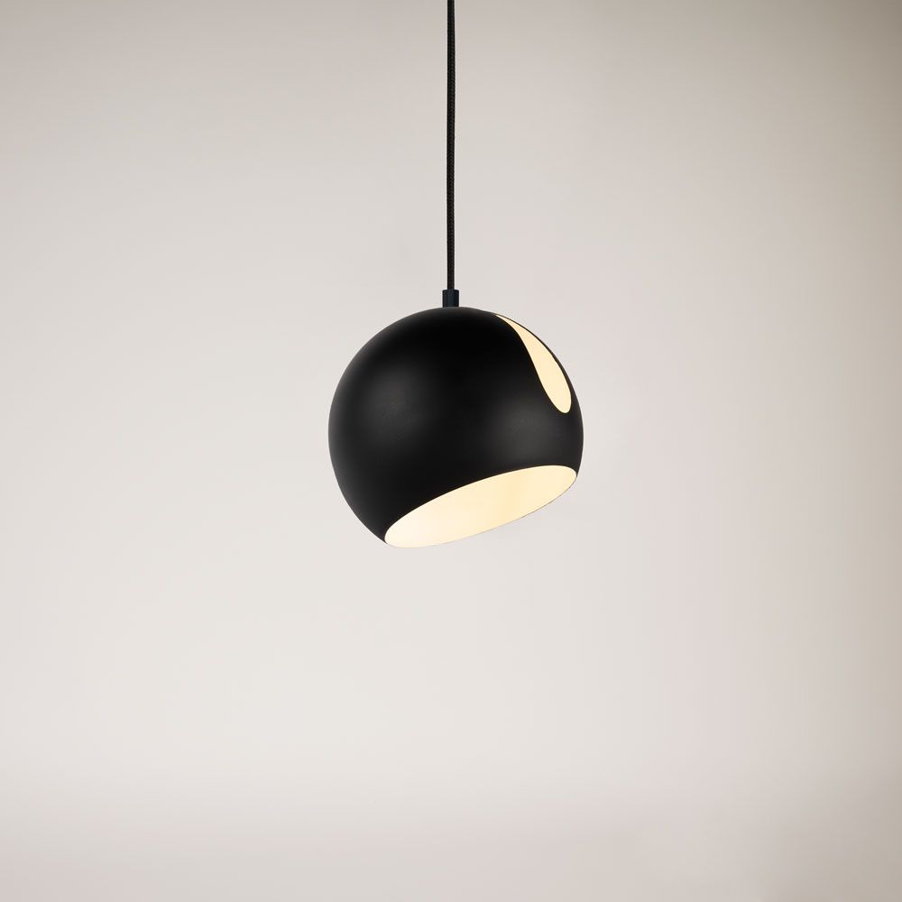 s.luce Ball Pendelleuchte tauschbarer Schirm