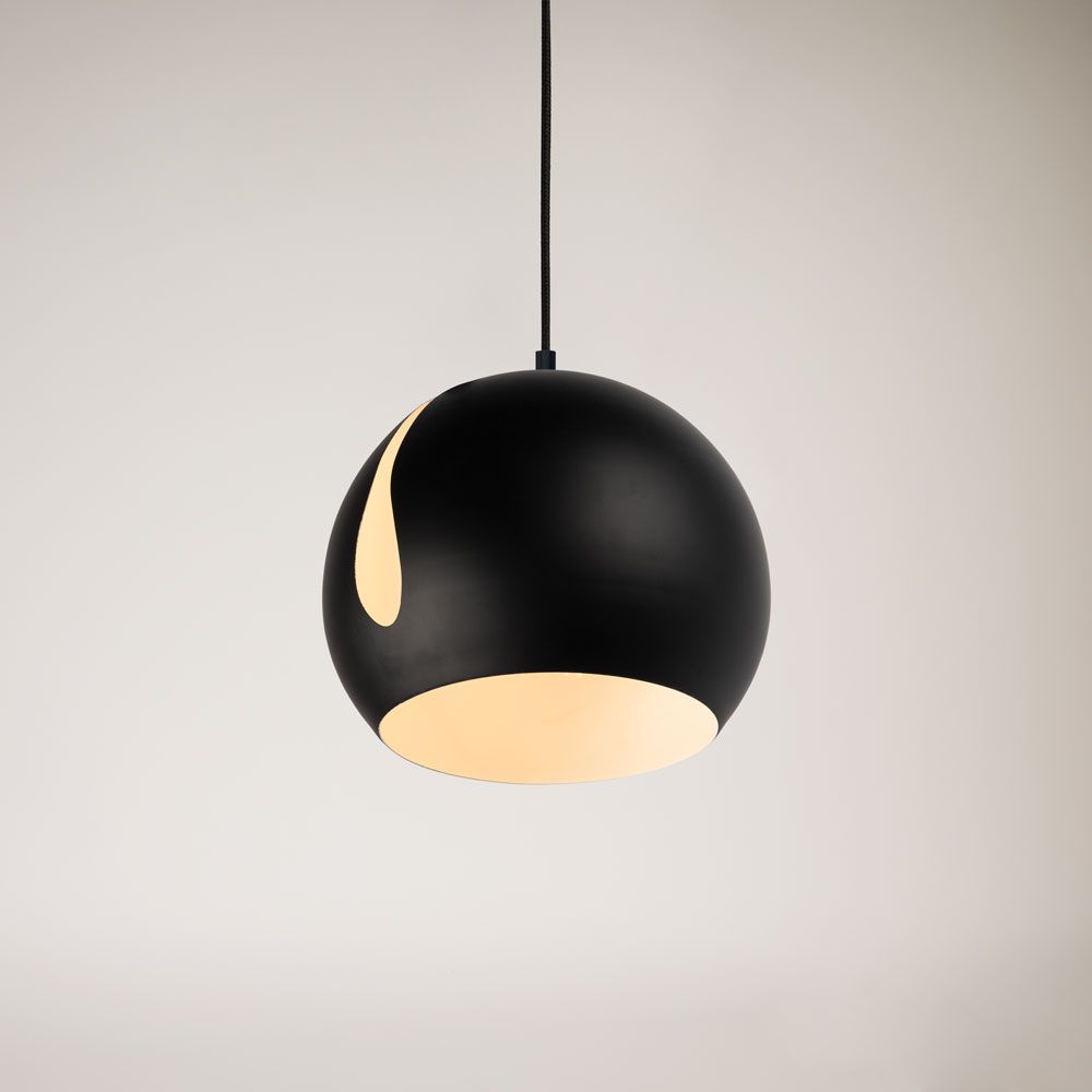 s.luce Ball Pendelleuchte tauschbarer Schirm