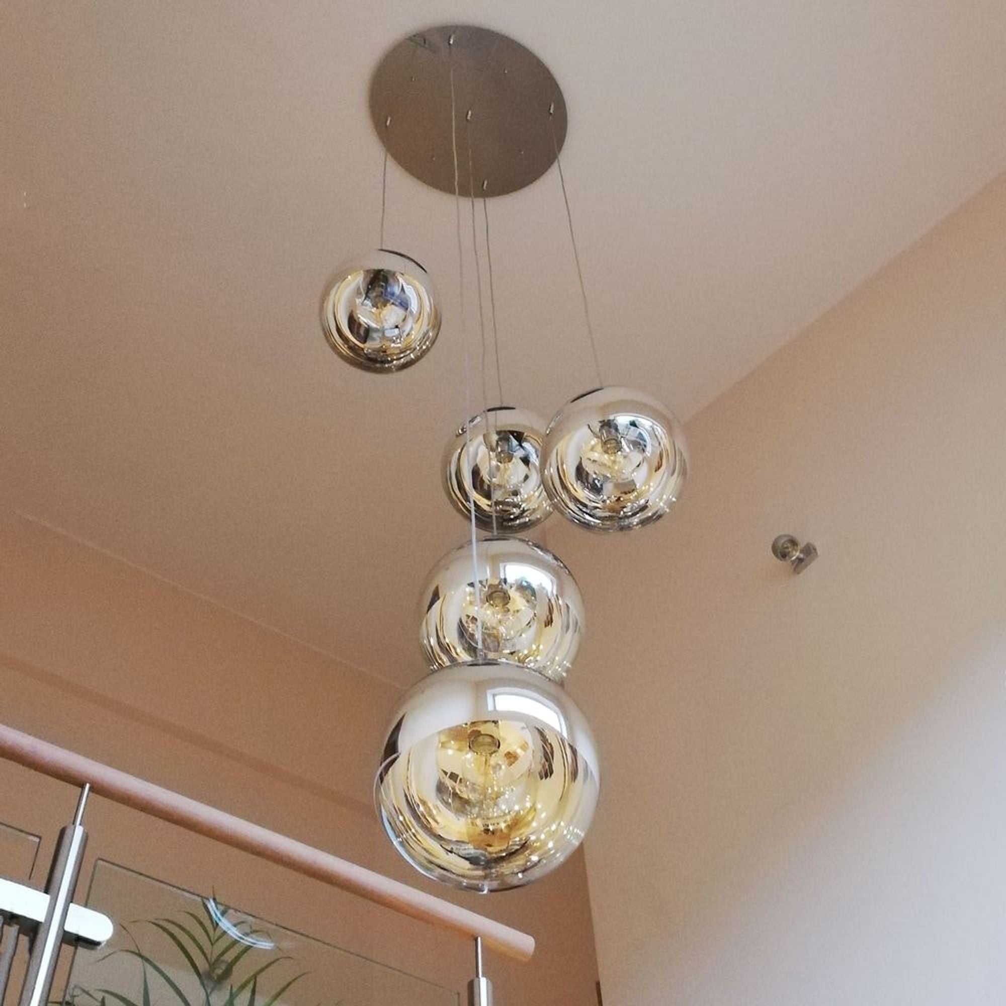 s.luce Fairy Galerieleuchte 3- oder 5-flammig mit Modular Baldachin