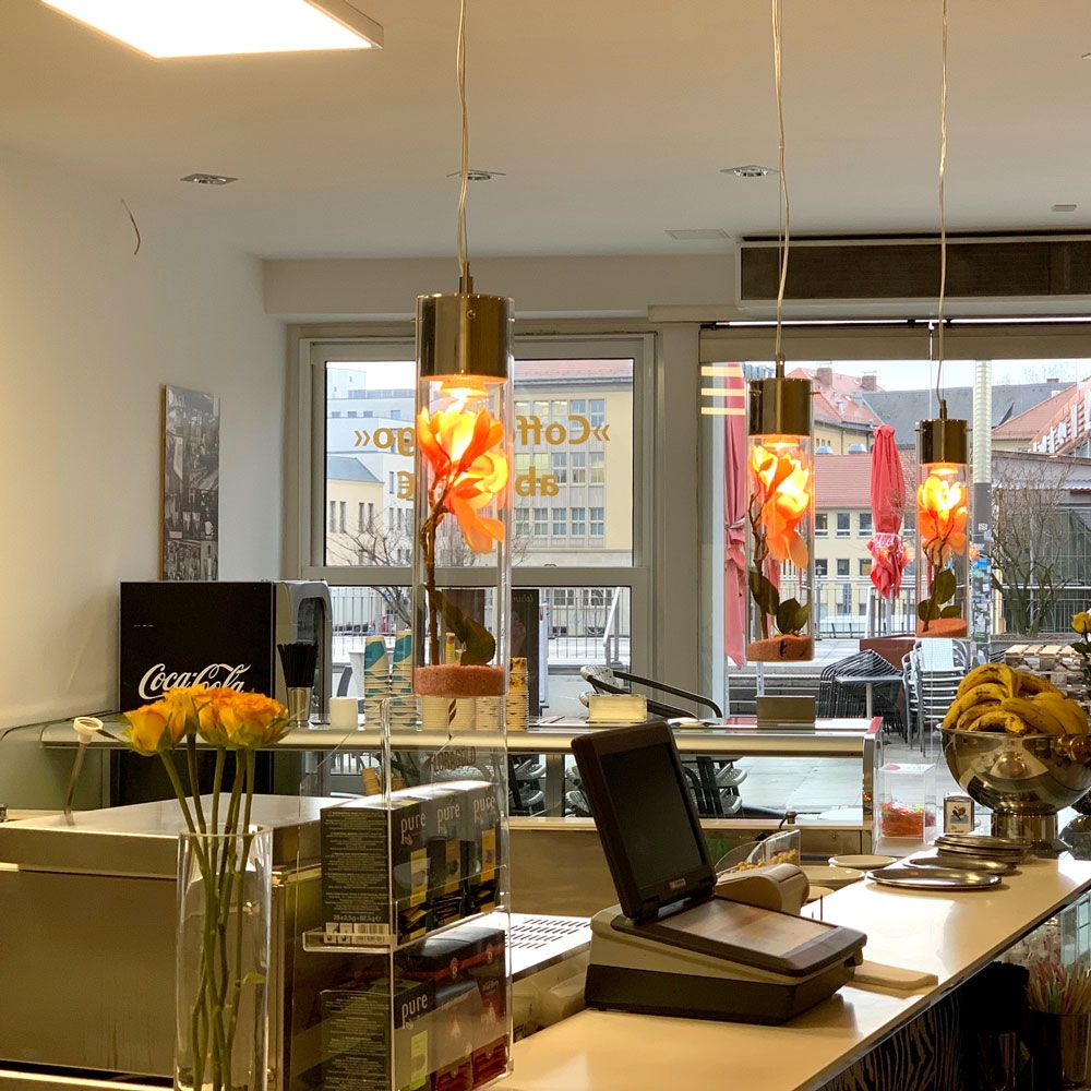 s.luce MyLight Hängeleuchte mit Schauzylinder 40cm