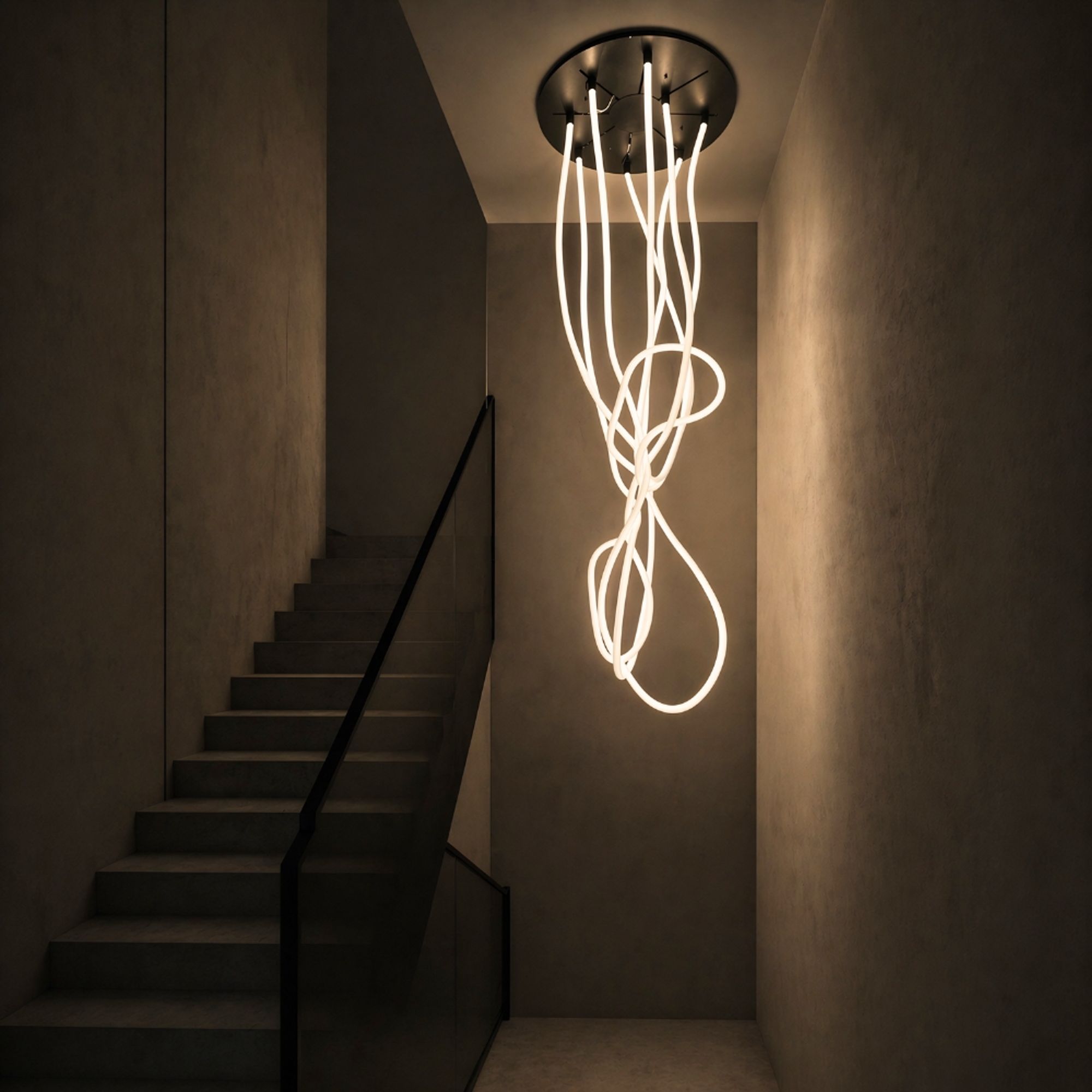 s.luce Arion organische Flex LED Hängelampe Licht - Schlauch Warmweiß - 197222 - s.luce® - homecoming lights.