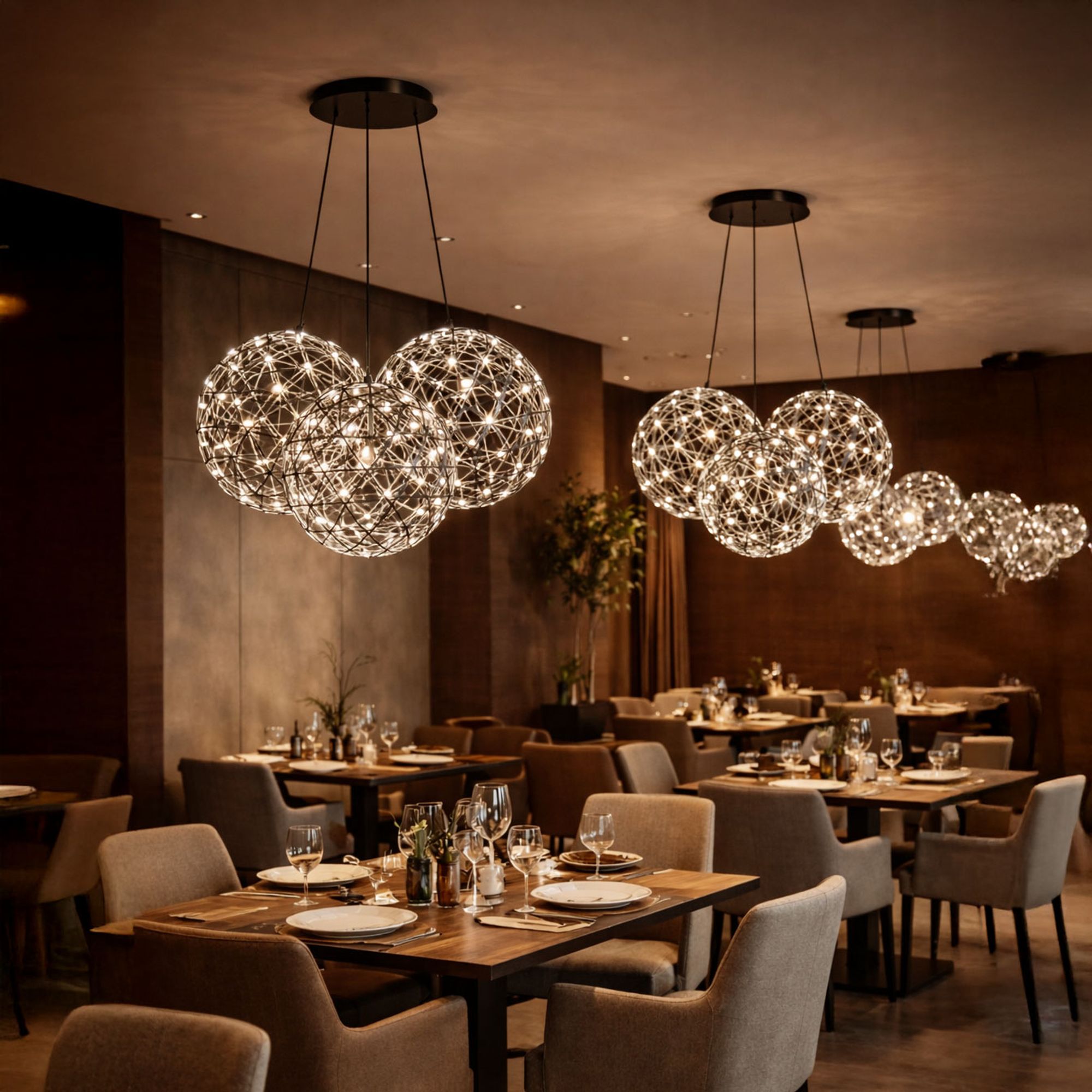 s.luce Atom Cluster LED Mehrfach - Pendelleuchte 3 - flammig - 199600 - s.luce® - homecoming lights.