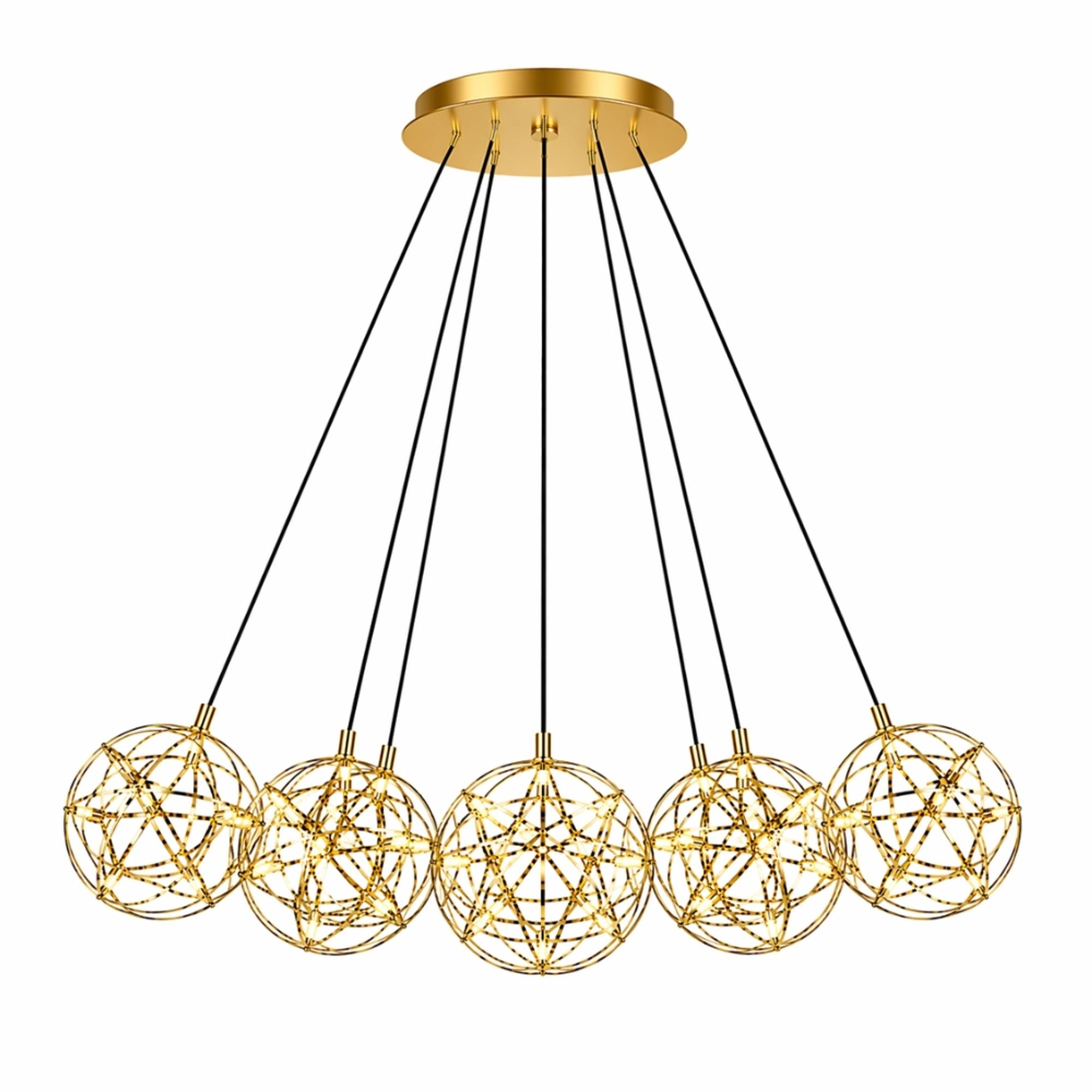 s.luce Atom Cluster LED Mehrfach - Pendellampe 7 - flammig - 199606 - s.luce® - homecoming lights.