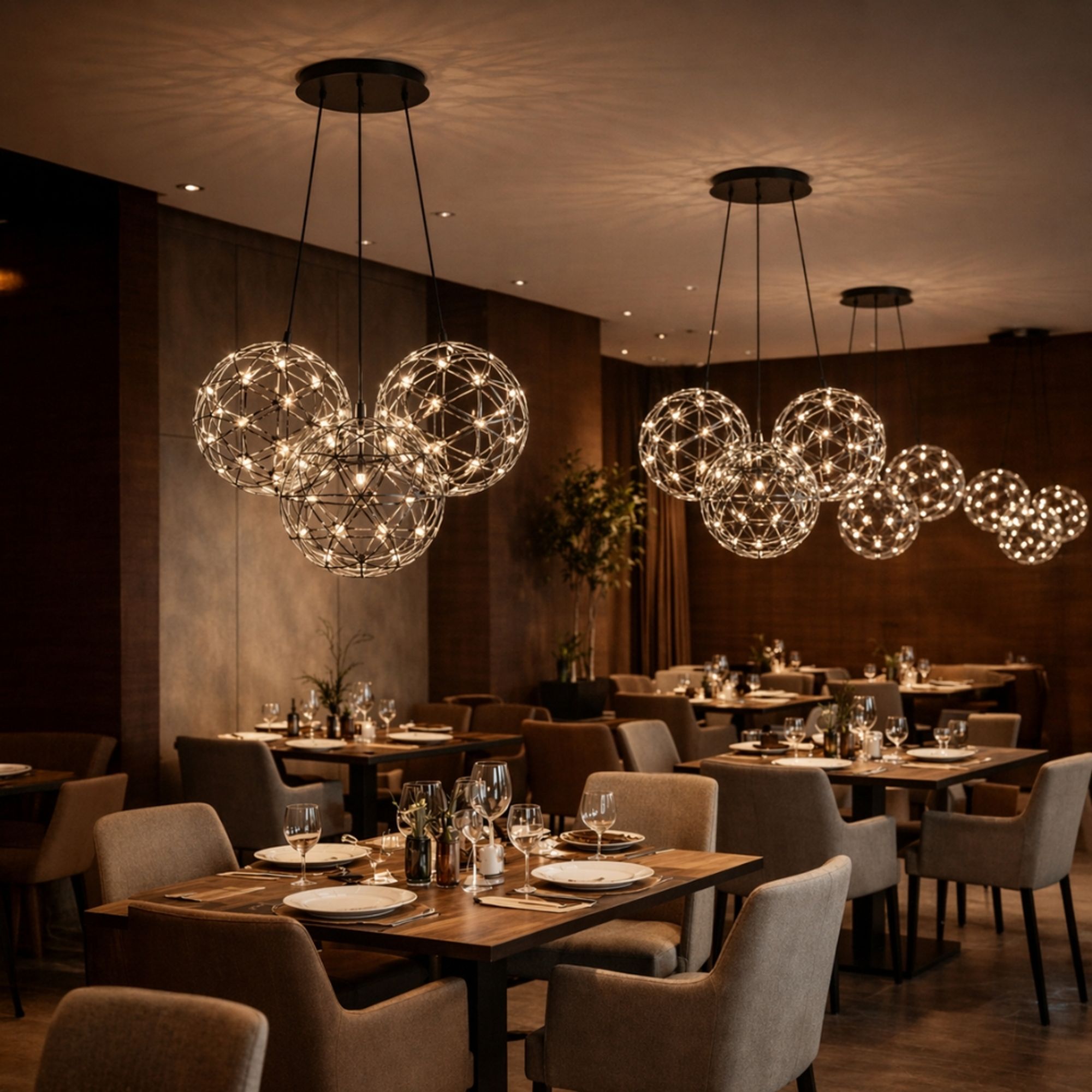 s.luce Atom Cluster LED Mehrfach - Pendelleuchte 3 - flammig - 199596 - s.luce® - homecoming lights.