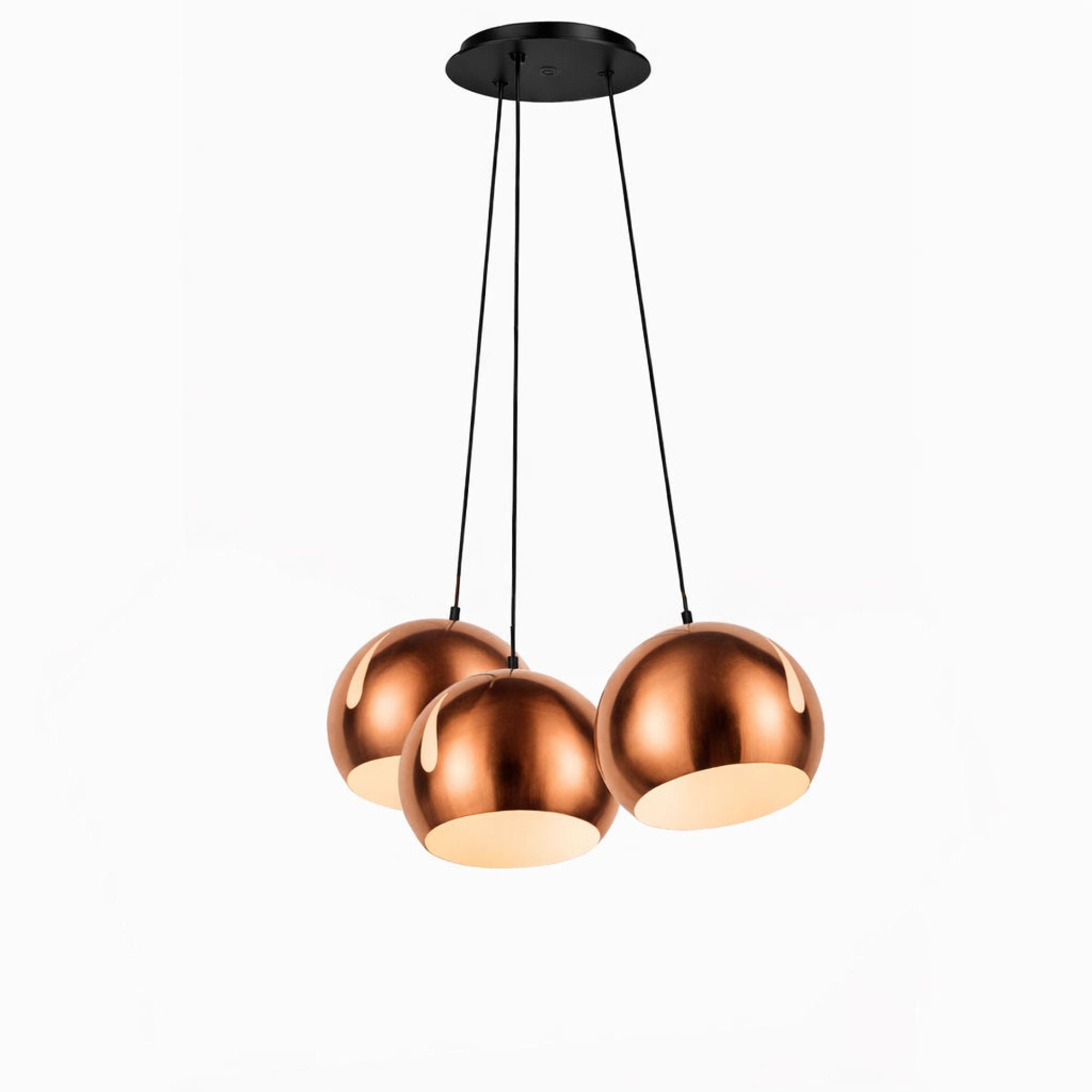 s.luce Ball Cluster Mehrfach - Pendelleuchte 3 - flammig 3x20 - 199813 - s.luce® - homecoming lights.